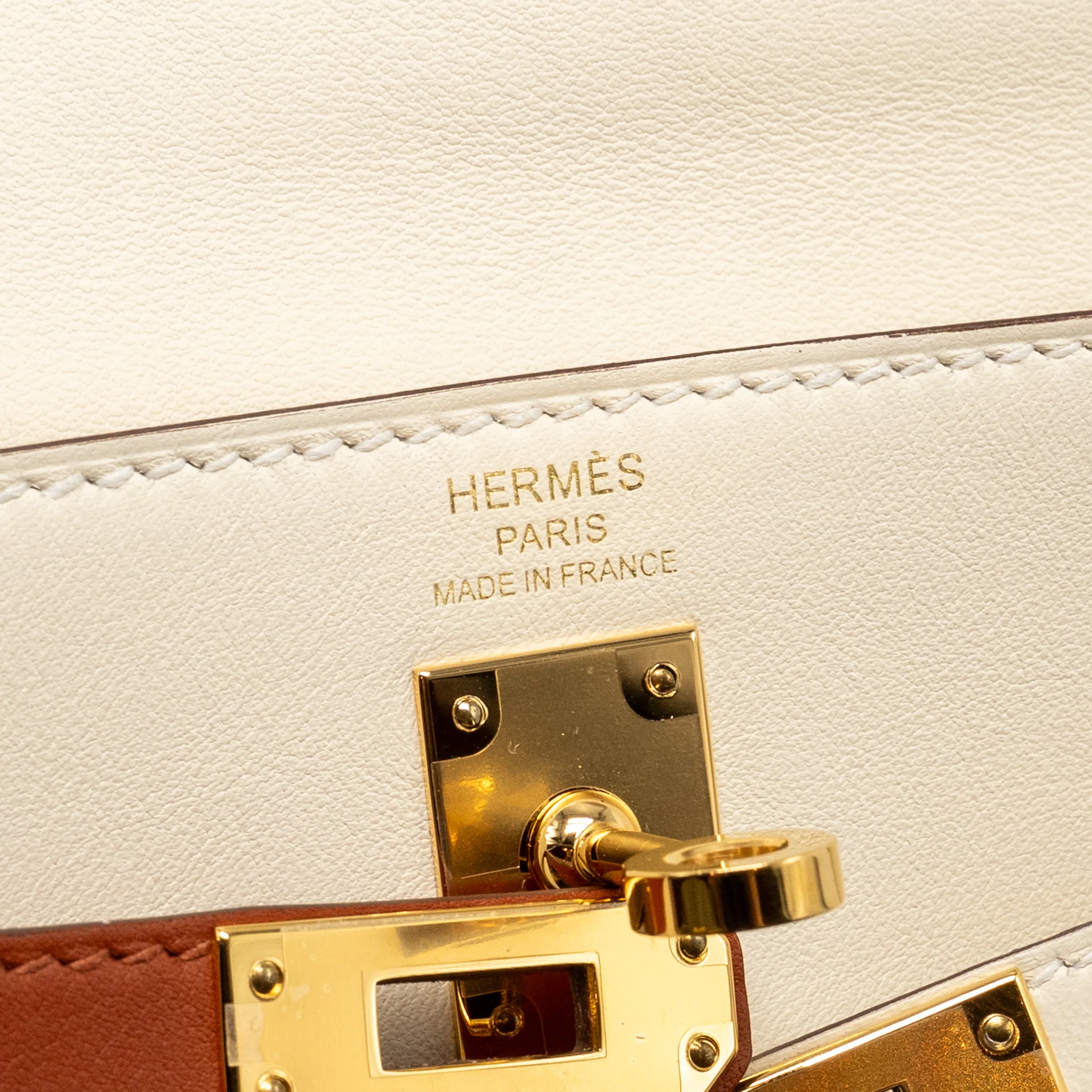 Hermes Kelly 25 Colormatic Swift Nata/Chai/Cuivre/Lime/Mauve Sylvestre GHW Stamp U - Image 15
