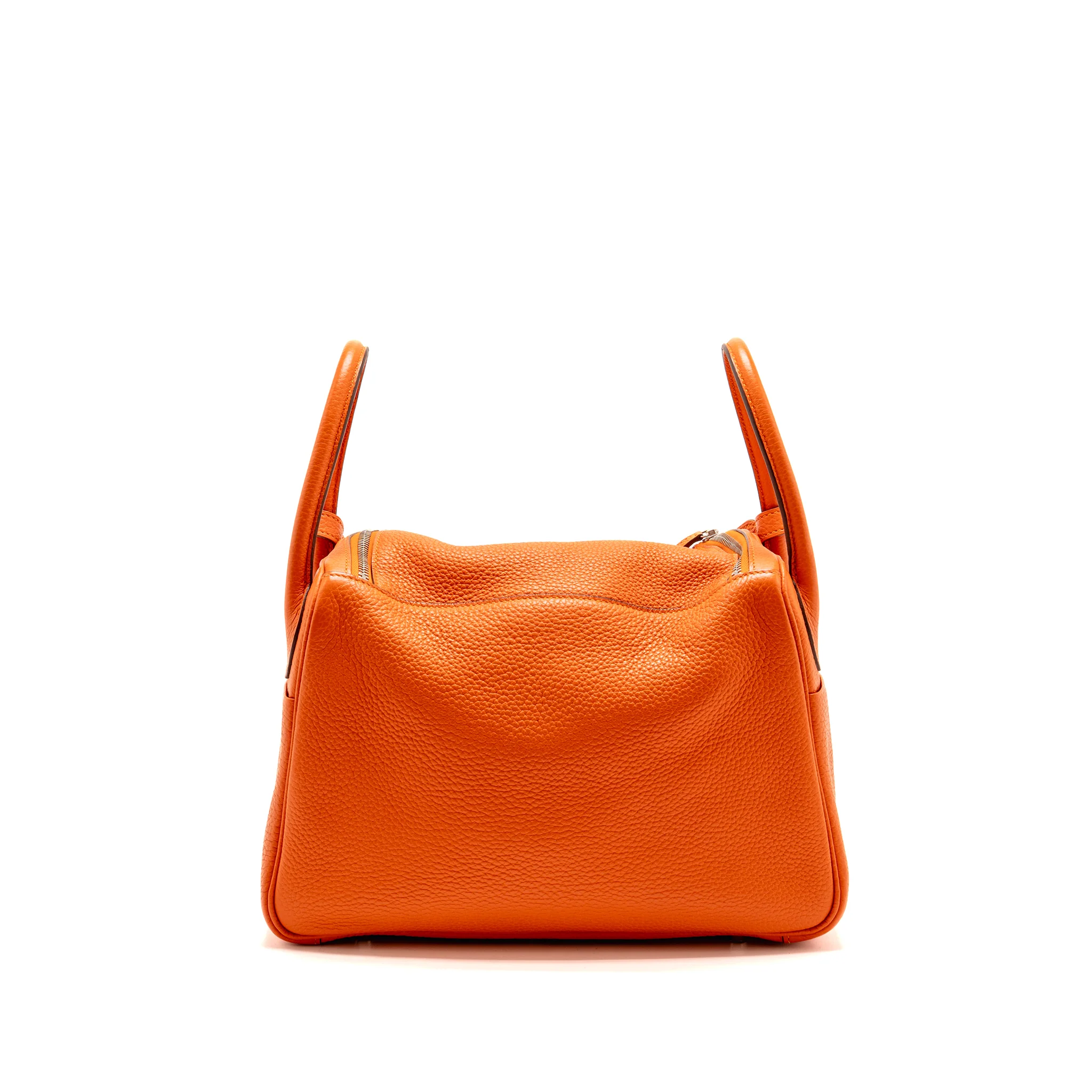 Hermes lindy 30 clemence orange SHW stamp square R - Image 2