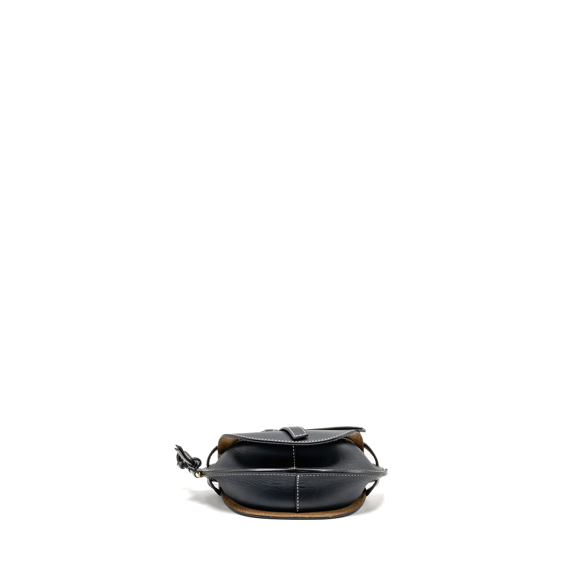 Loewe Mini Gate Bag Calfskin Dark Blue GHW - Image 5