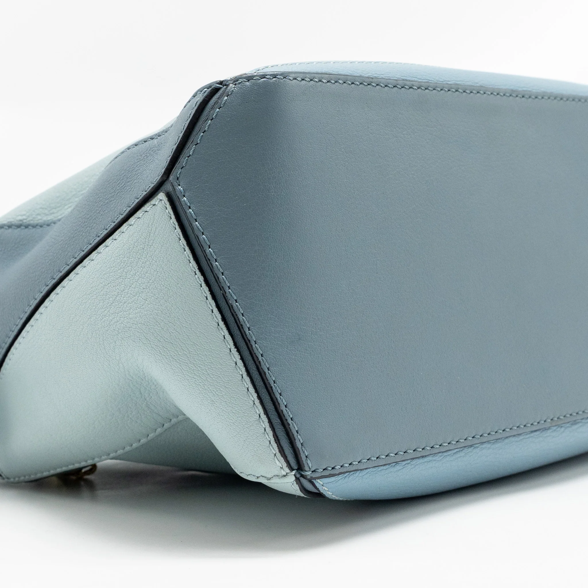 Loewe Small Puzzle Bag Calfskin Blue/ Multicolour GHW - Image 6