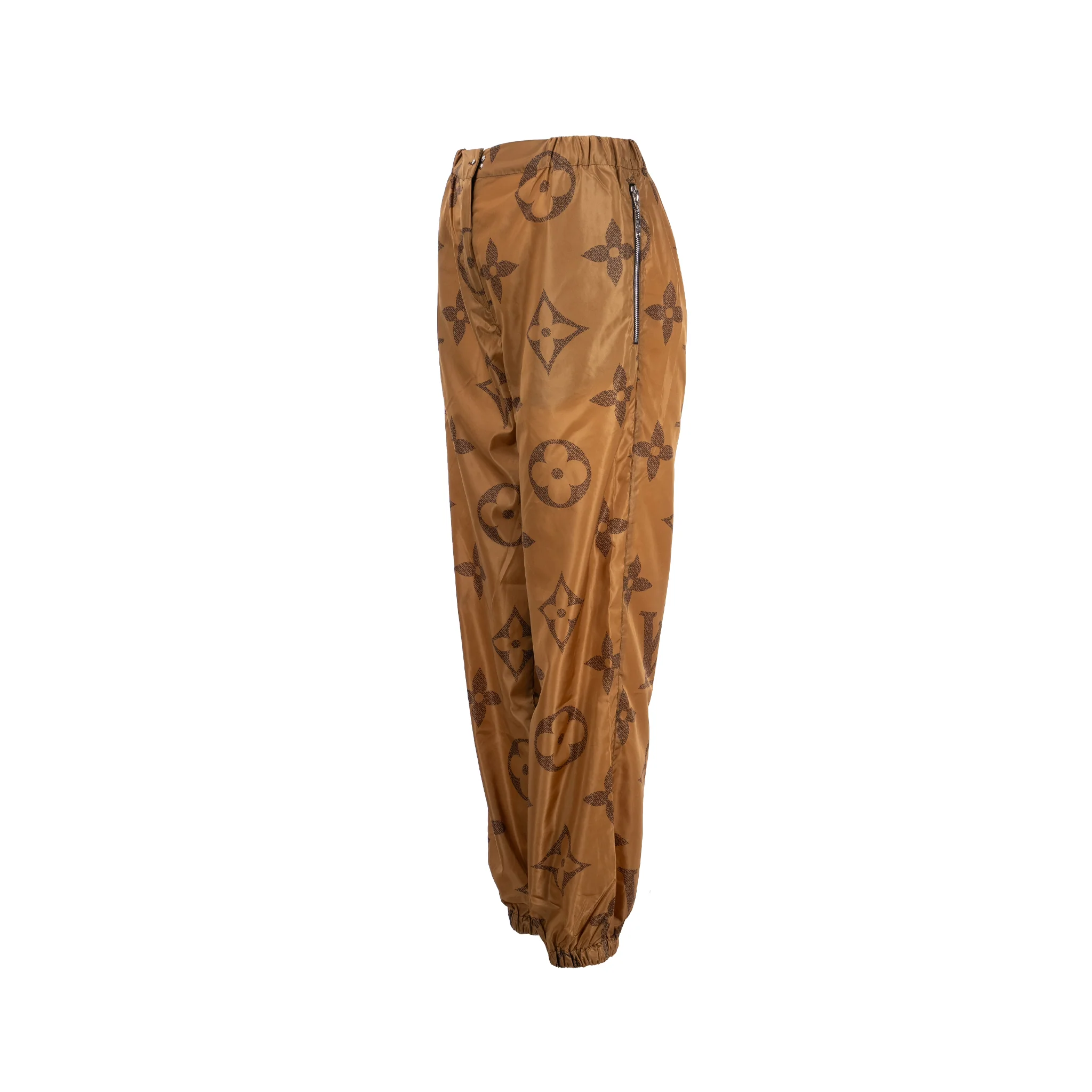 Louis Vuitton 34 Giant Monogram Pants Polyamide Brown - Image 2