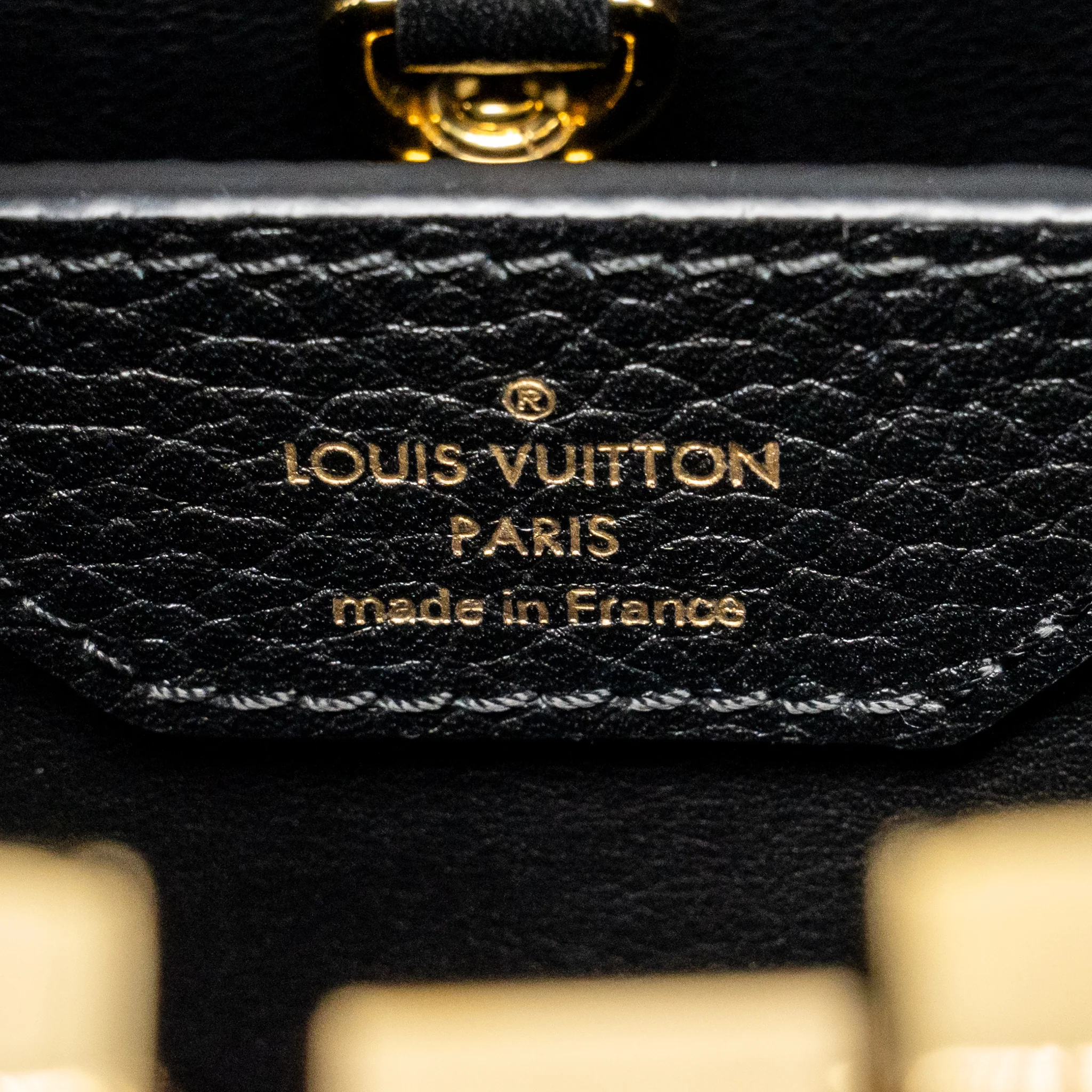 Louis Vuitton Capucines BB with Monogram Flower Embellishments Taurillon Black GHW - Image 16
