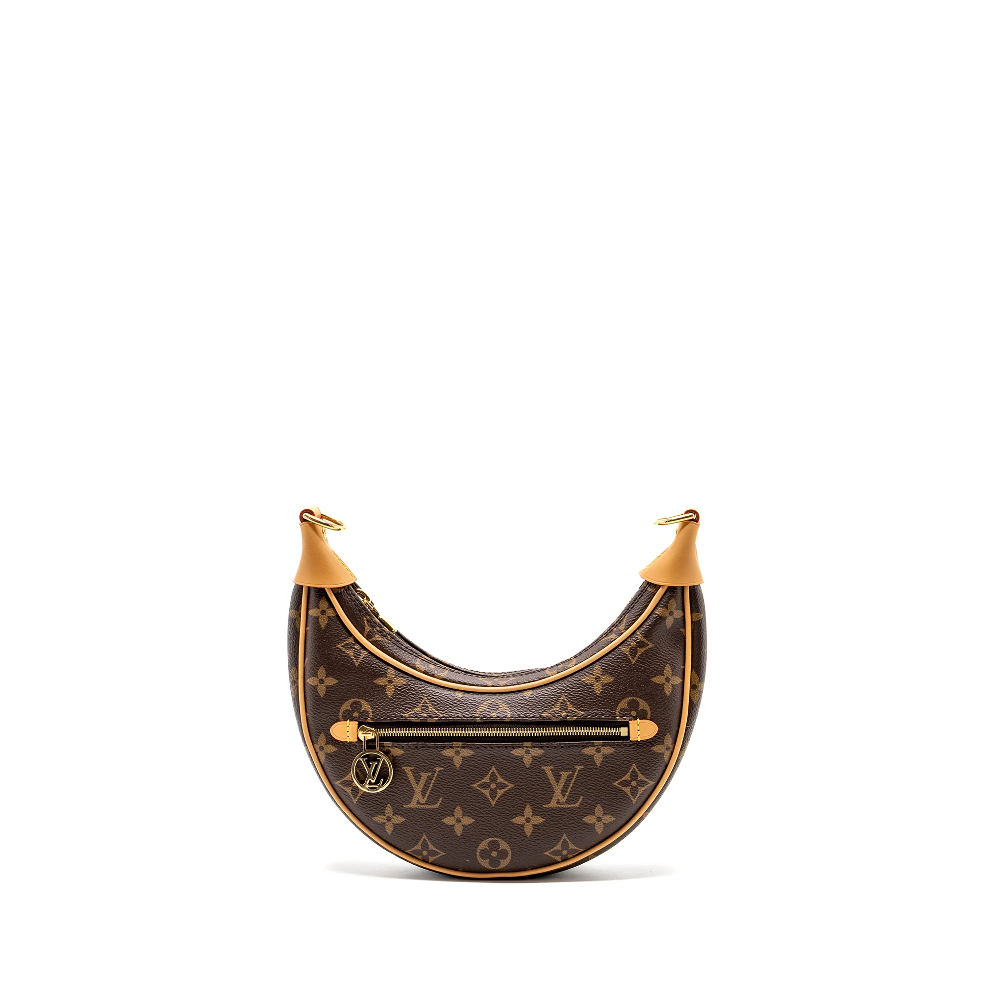 Louis Vuitton half-moon loop baguette monogram canvas GHW - Image 2