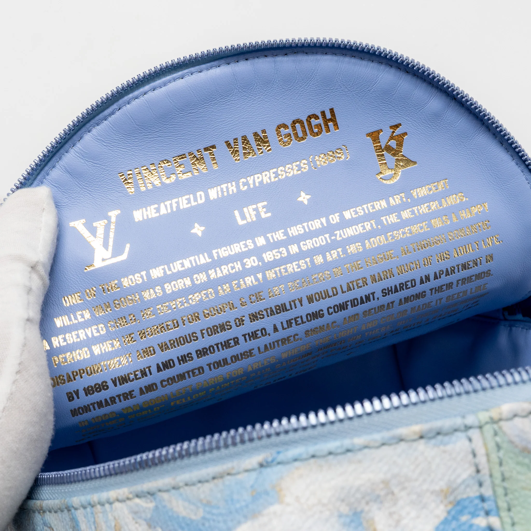 Louis Vuitton Jeff Koons Van Gogh Palm Springs Backpack Monogram Multicolour GHW - Image 14