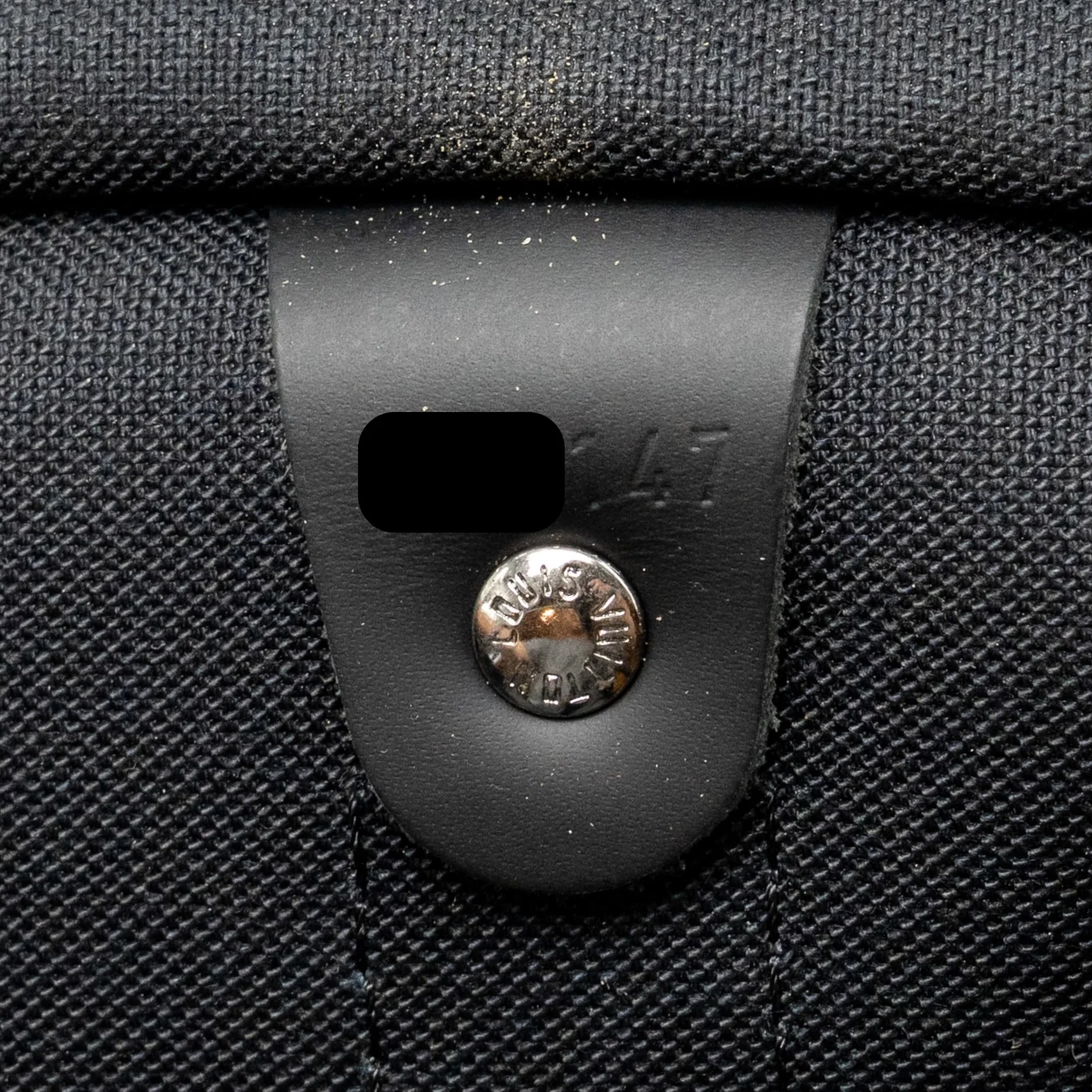 Louis Vuitton Keepall Bandoulière 55 Monogram Eclipse Coated Canvas Black SHW - Image 15
