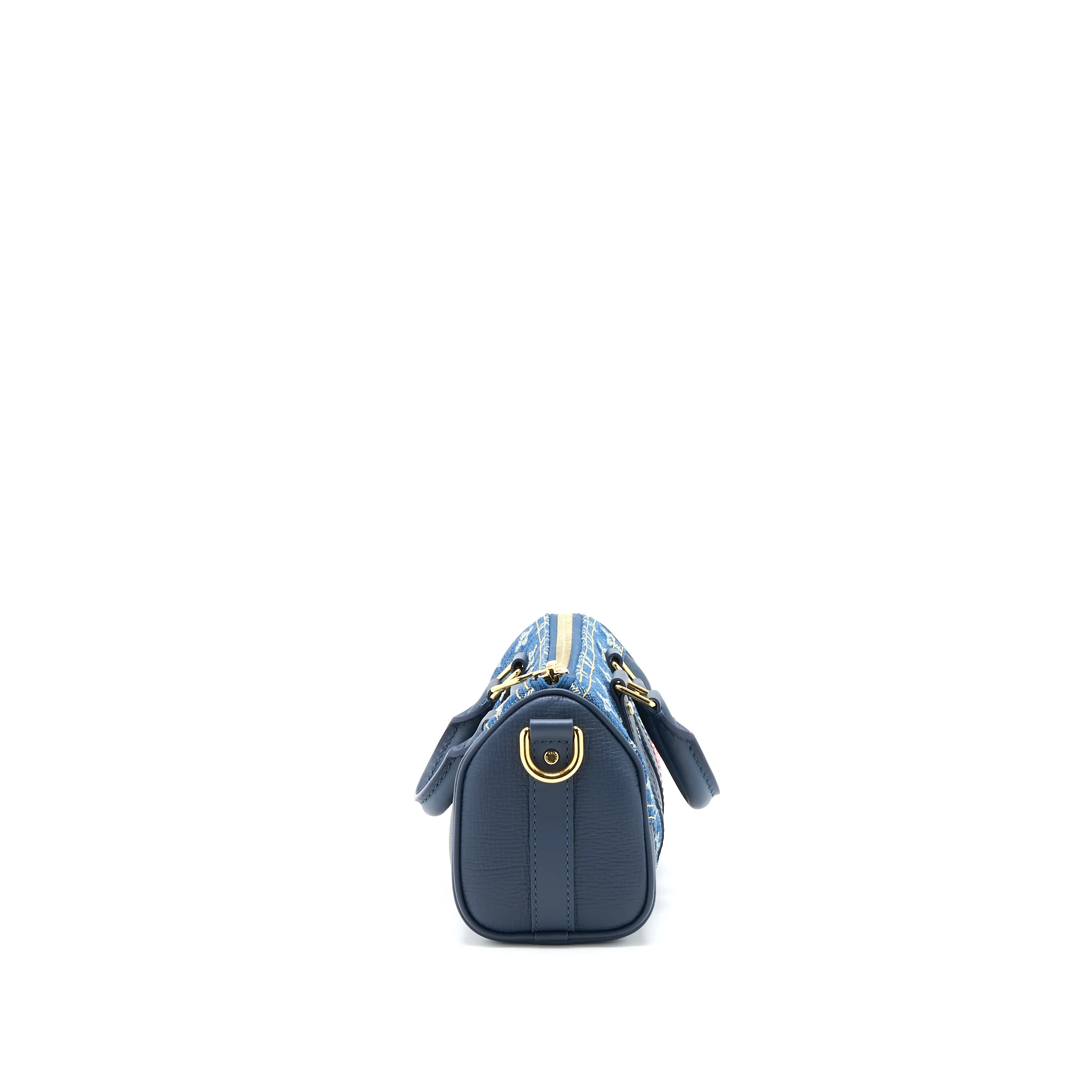 Louis Vuitton Keepall XS Monogram Denim/Leather Blue GHW - Image 3