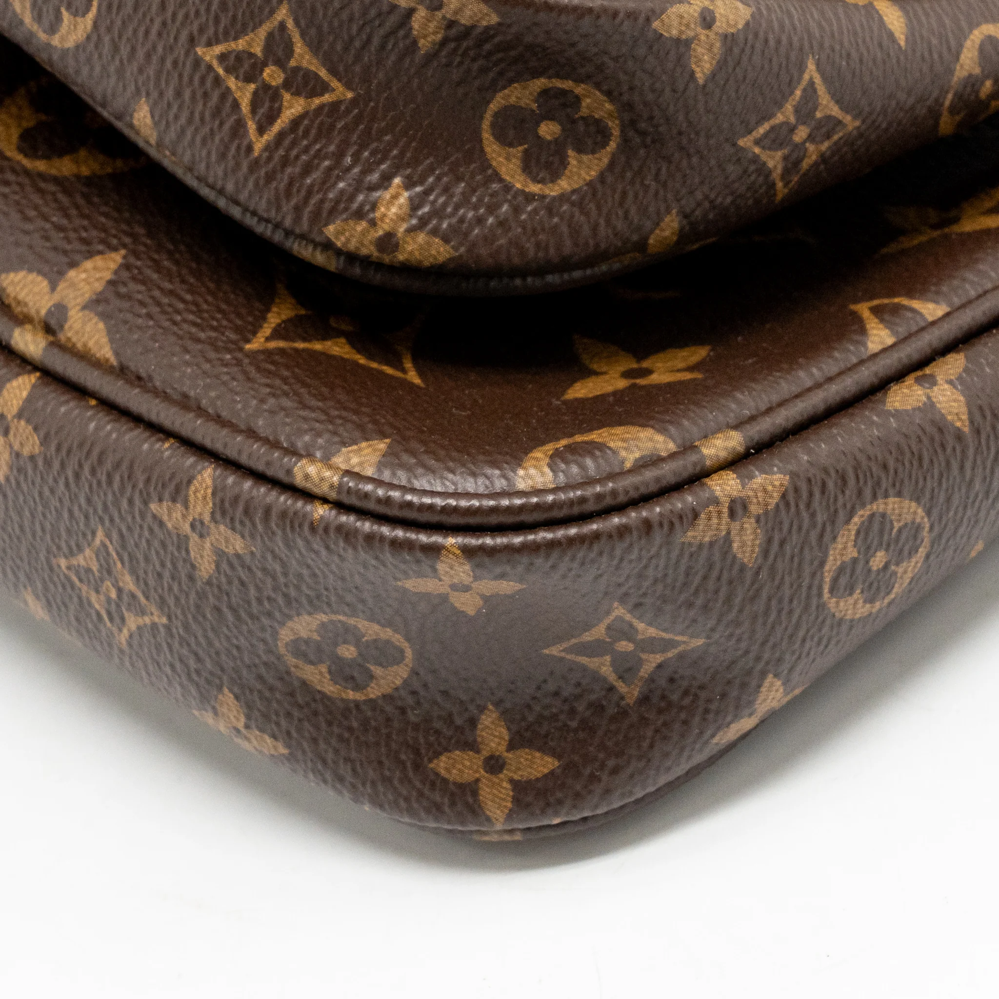 Louis Vuitton Multi Pochette Accessories Rose Clair Strap Monogram Canvas GHW - Image 8