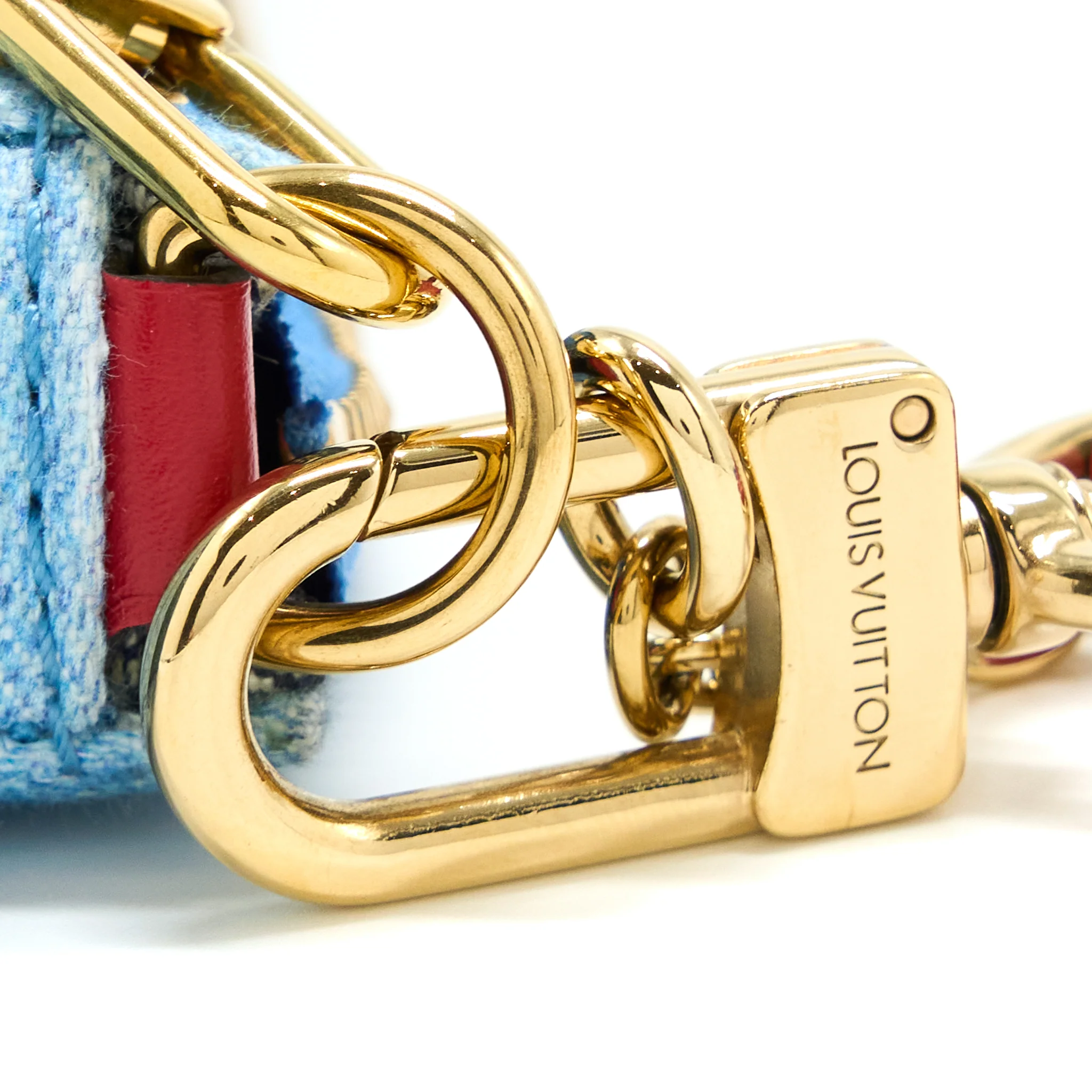 Louis Vuitton Patchwork Multi-Pochette Accessoires Bag Monogram Denim GHW - Image 5
