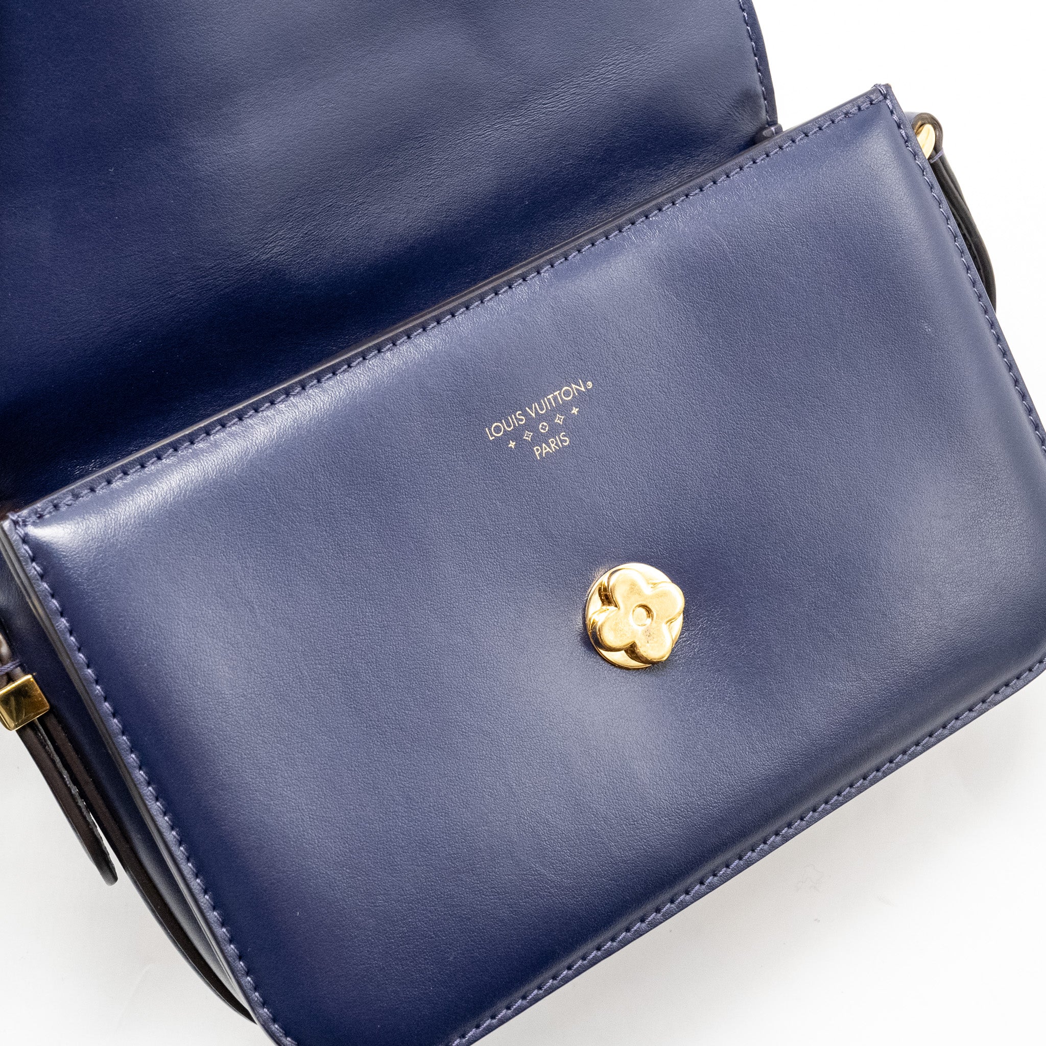 Louis Vuitton Pont 9 Calfskin Dark Blue GHW - Image 13