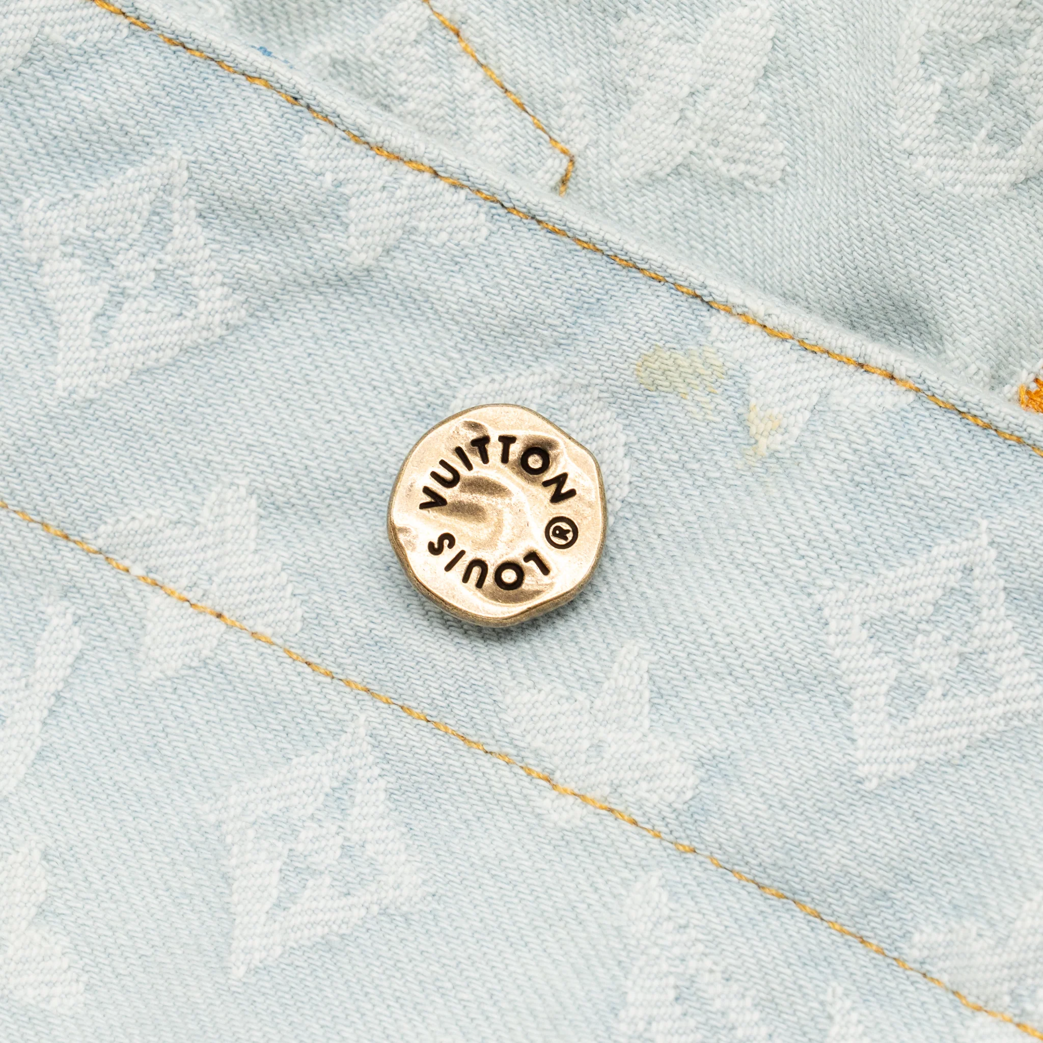 Louis Vuitton Size 50 Tyler, The Creator Monogram Denim Jacket Cotton/Polyester Blue/Multicolour - Image 4