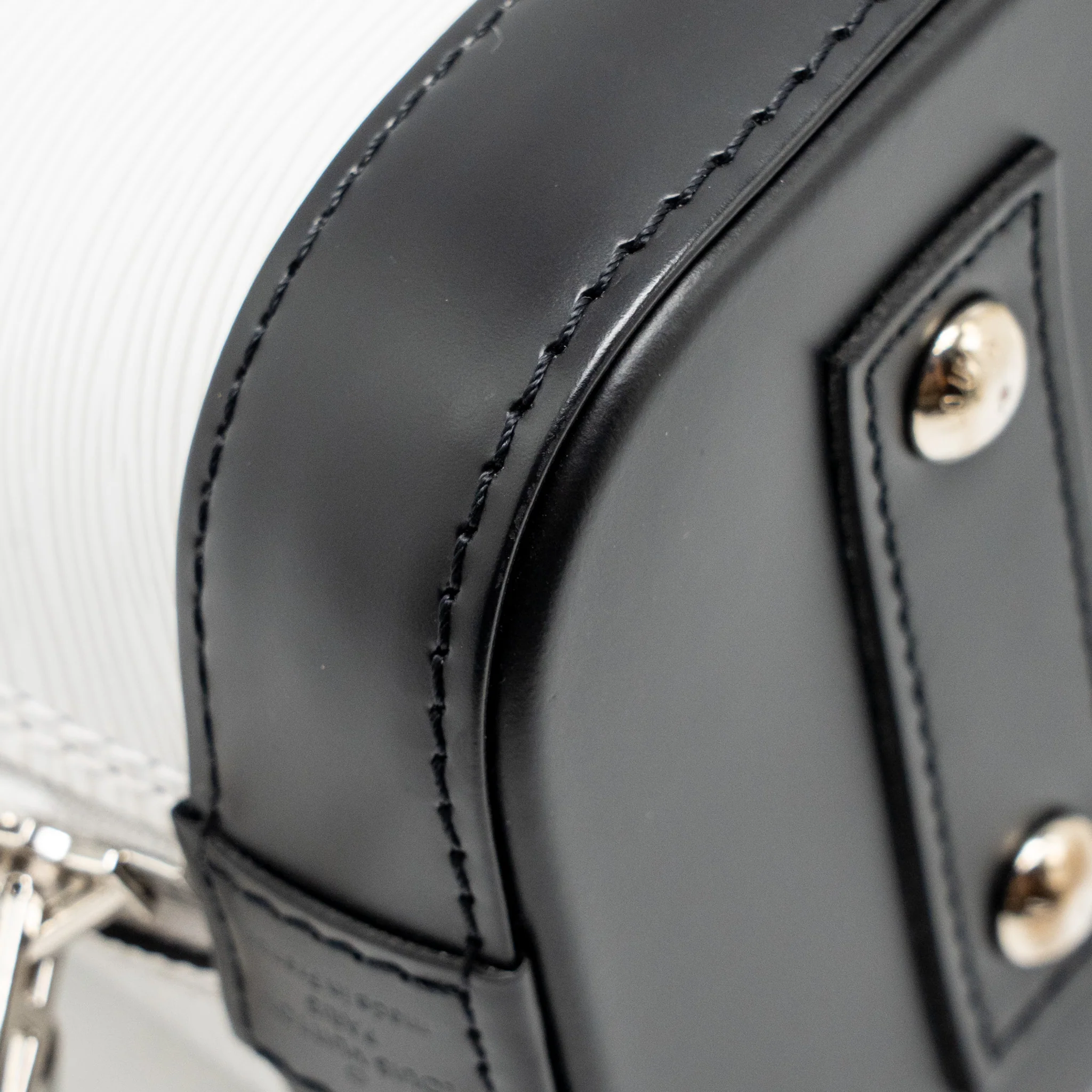 Louis Vuitton Stripe Alma BB Epi Leather White/Multicolour SHW - Image 11