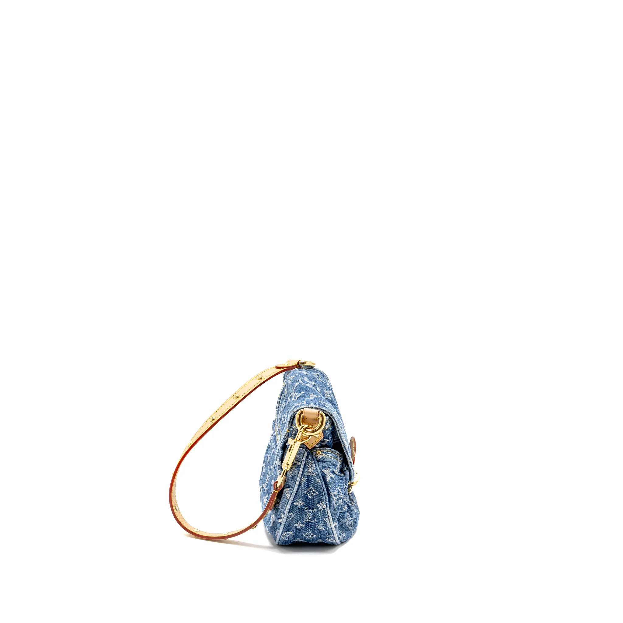 Louis Vuitton Sunset Monogram Denim Remix Light Blue Limited Edition GHW - Image 4
