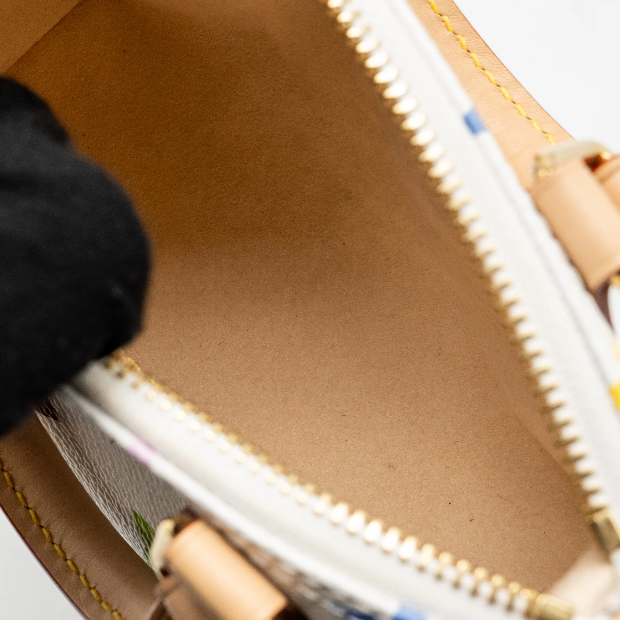 Louis Vuitton Takashi Murakami Nano Speedy Monogram Canvas/Leather White/Multicolour GHW - Image 12