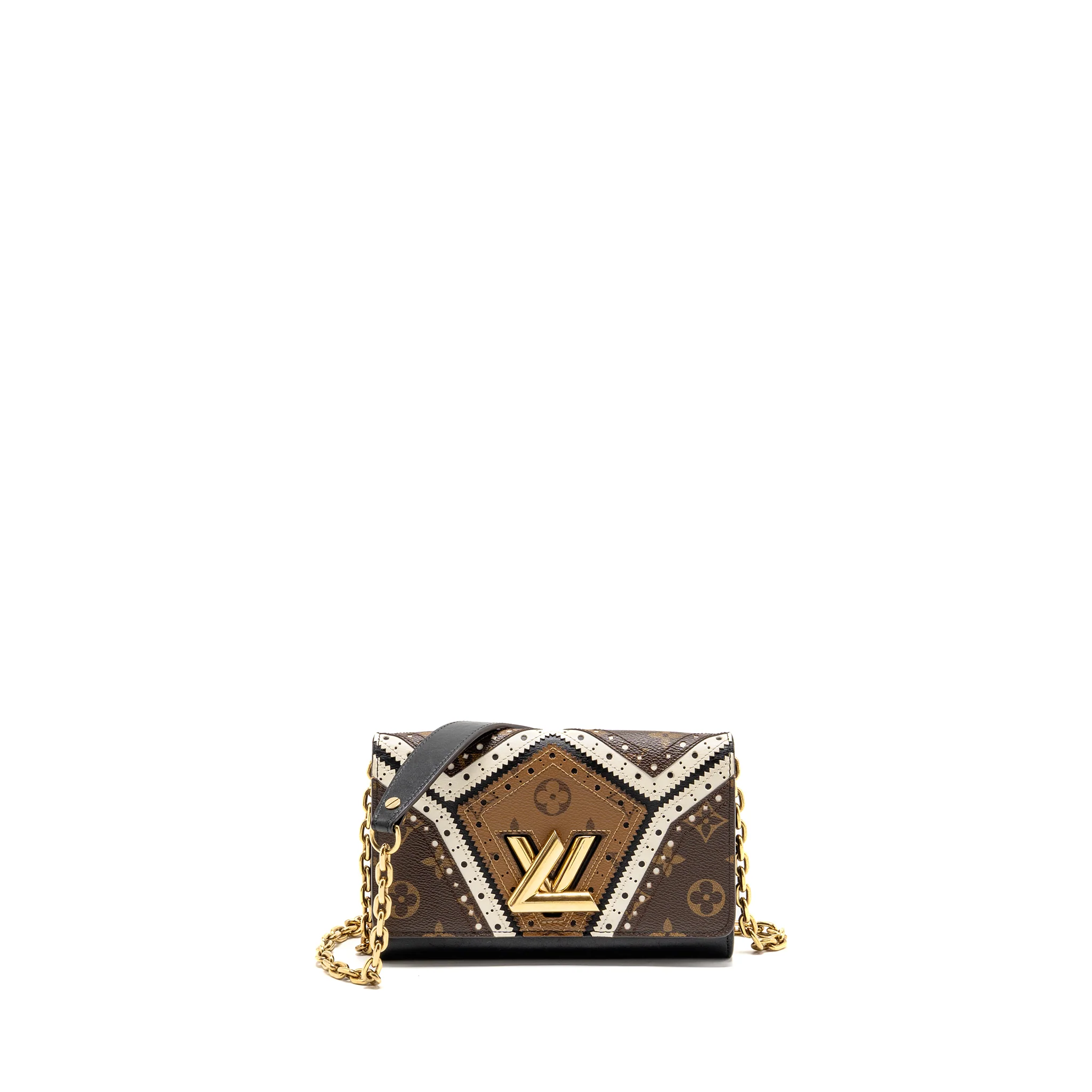 Louis Vuitton Twist Wallet On Chain Monogram Canvas / Leather Multicolour GHW