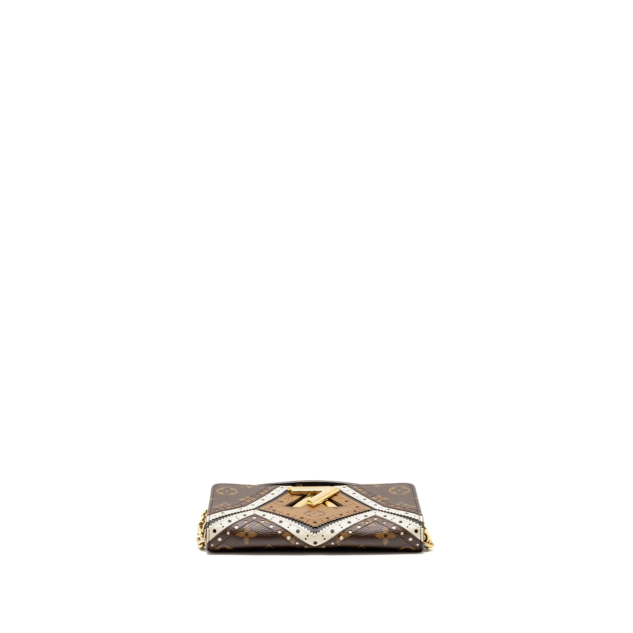 Louis Vuitton Twist Wallet On Chain Monogram Canvas / Leather Multicolour GHW - Image 6