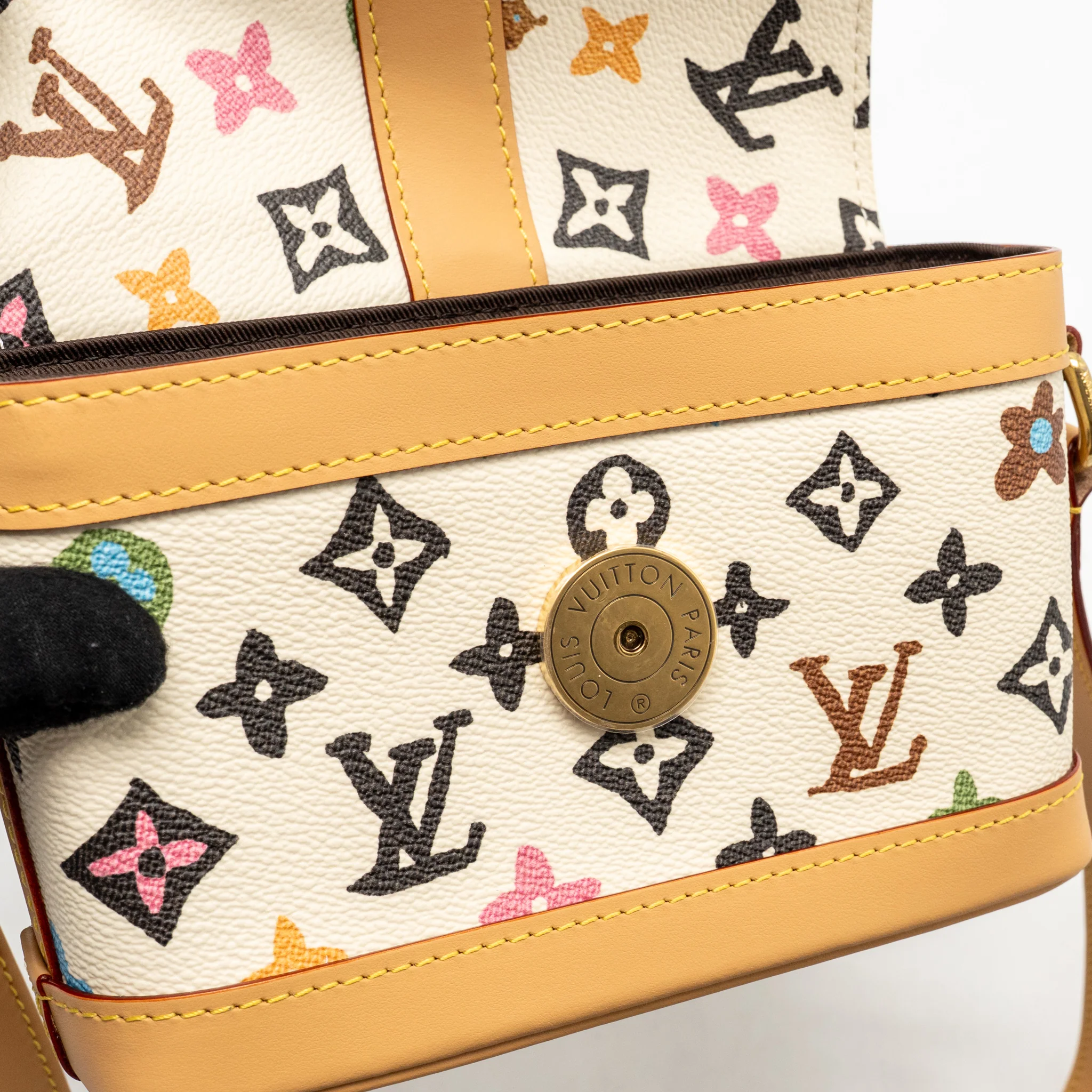 Louis Vuitton Tyler, The Creator Envelope Wearable Wallet Craggy Canvas/Leather Vanilla/Multicolour GHW - Image 13