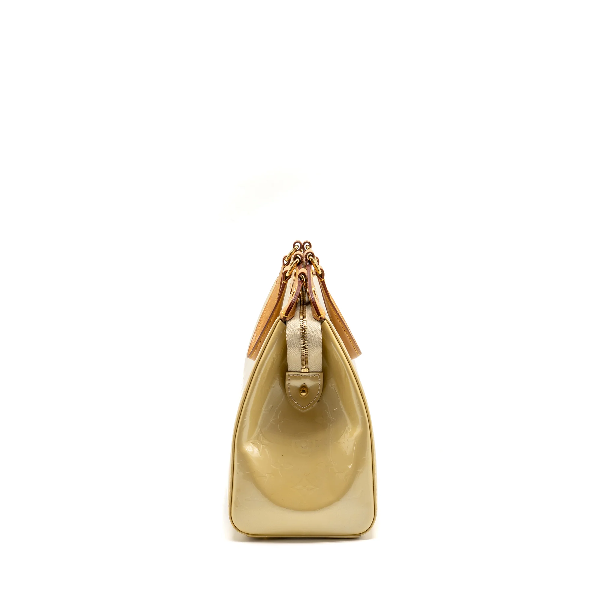 Louis Vuitton Vernis Brea MM Patent Monogram Light Beige GHW - Image 3