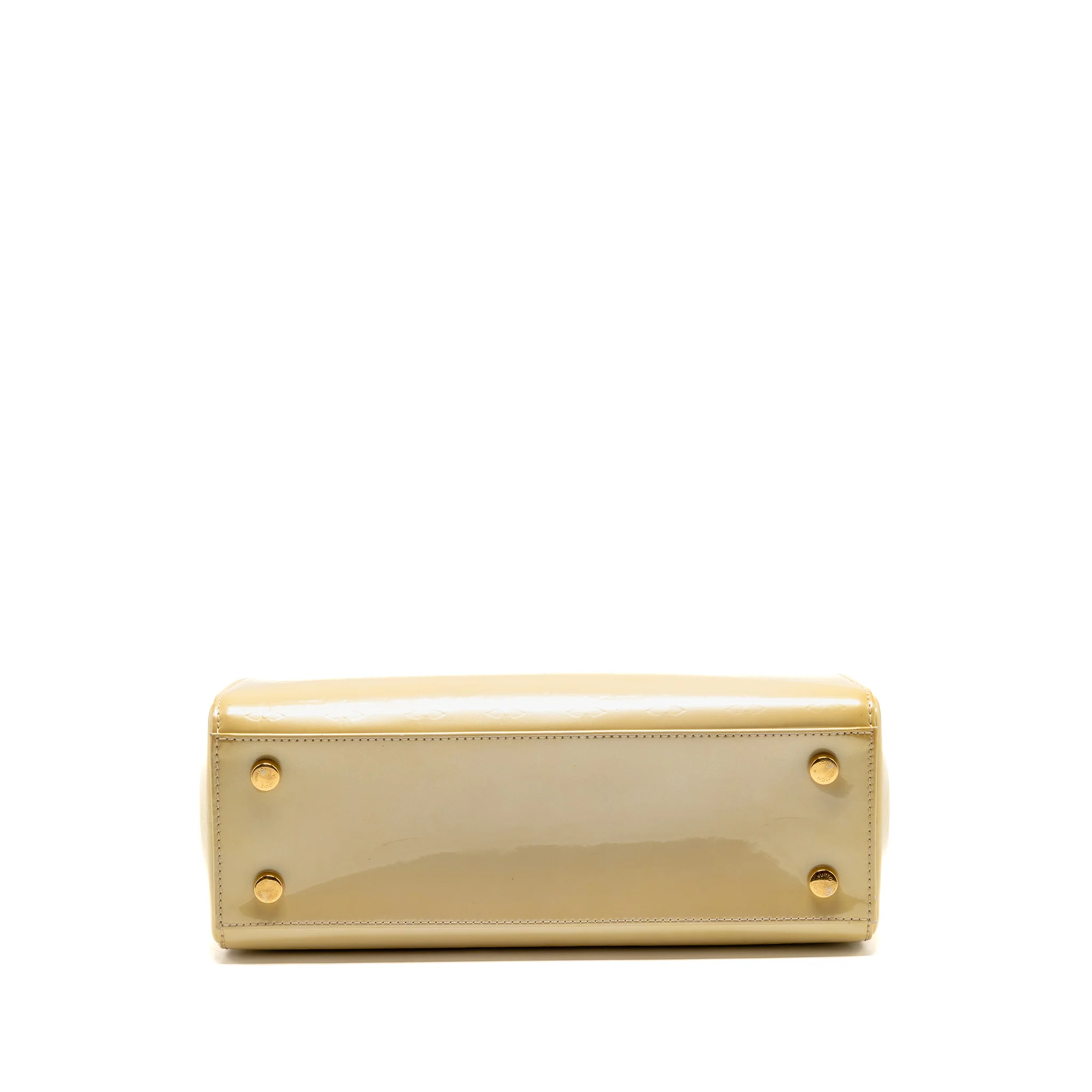 Louis Vuitton Vernis Brea MM Patent Monogram Light Beige GHW - Image 6