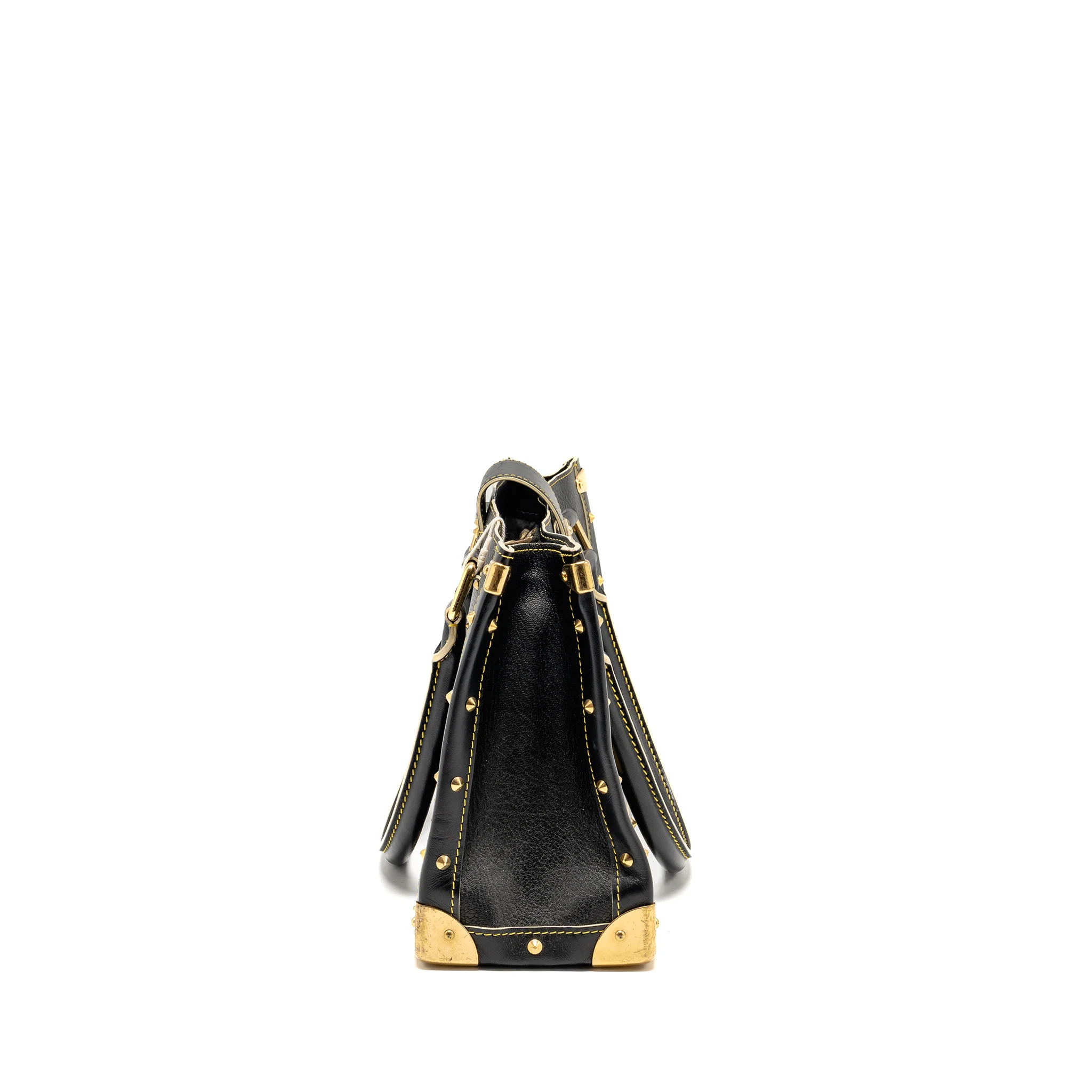 Louis Vuitton Vintage Shoulder Bag Black GHW - Image 3