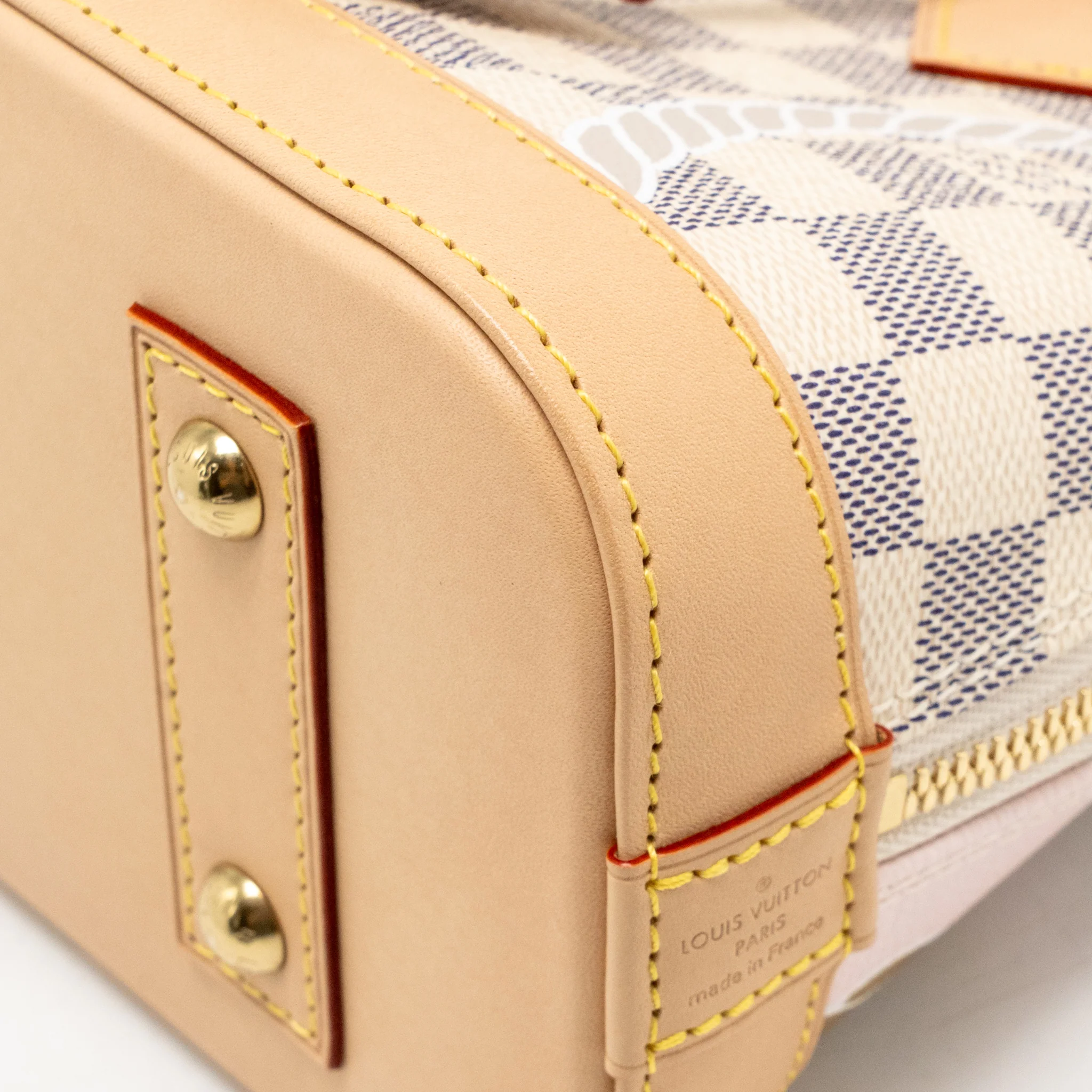 Louis Vuitton Nautical Alma BB Damier Azur Canvas Multicolour GHW - Image 8