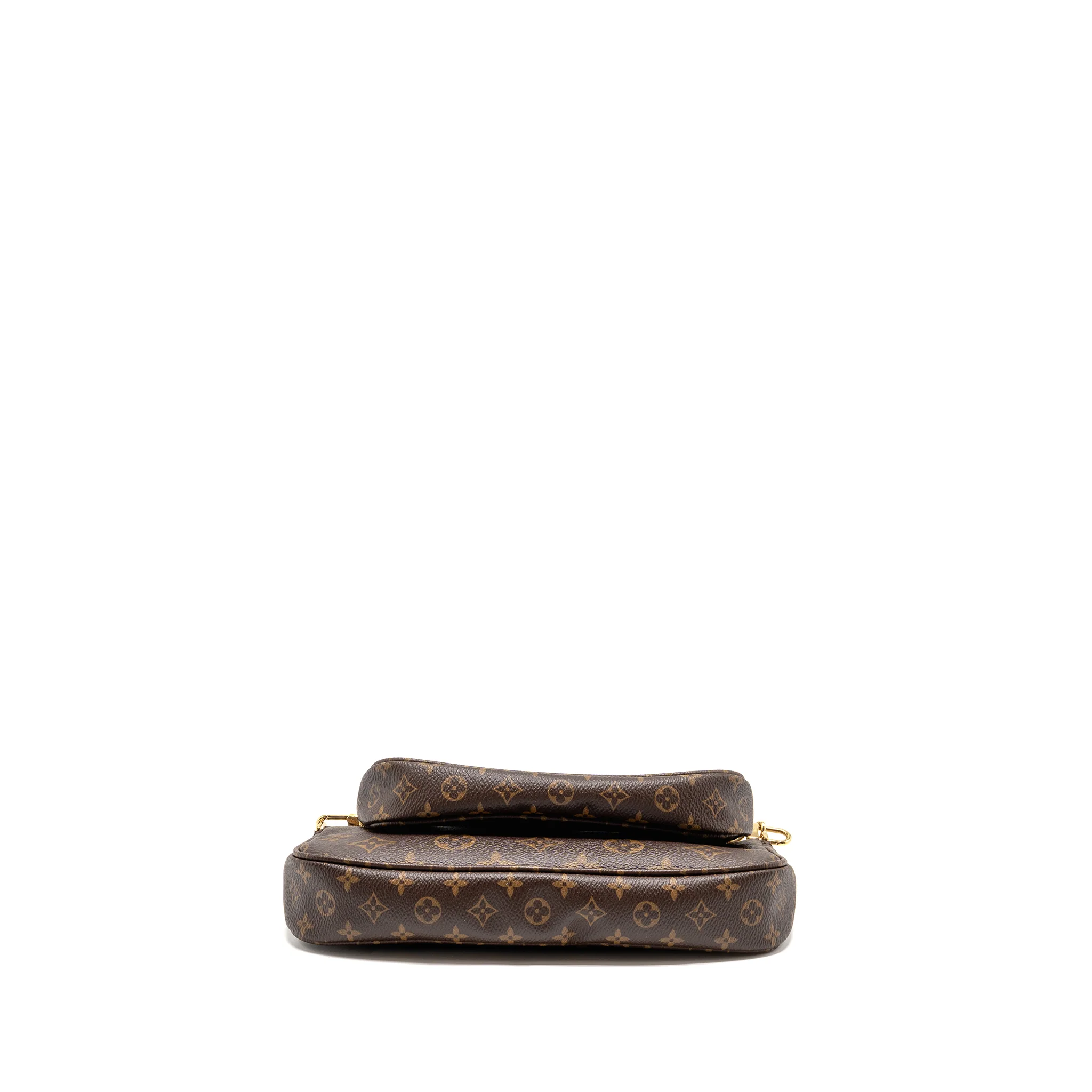 Louis Vuitton My Lv World Tour Multi Pochette Accessories Khaki Strap Monogram Canvas GHW - Image 5