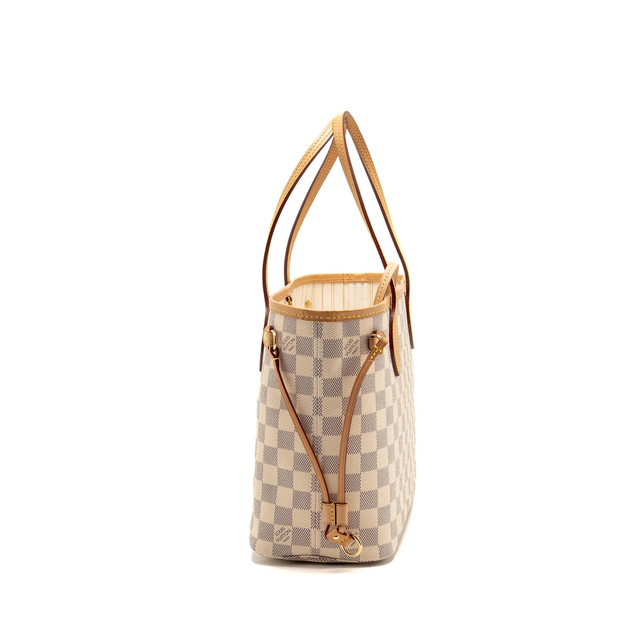Louis Vuitton Neverfull PM Damier Azur Canvas GHW - Image 3