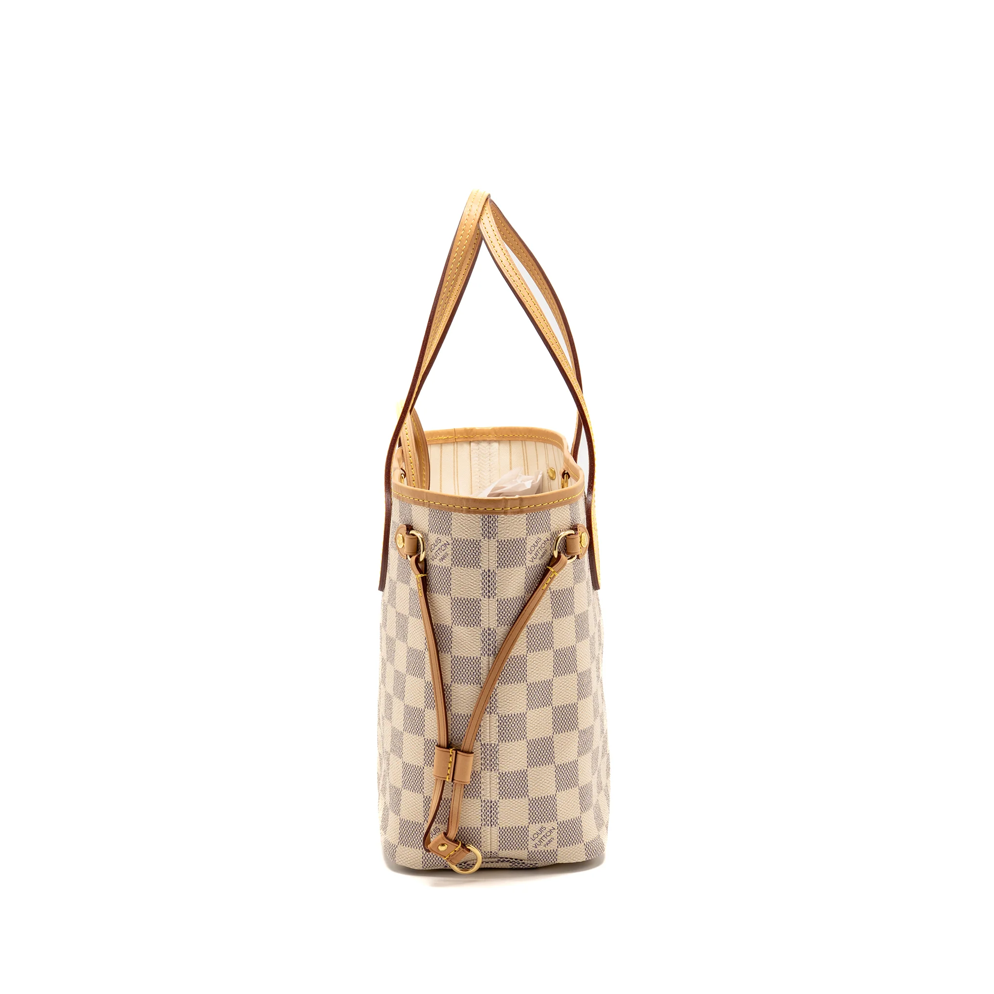 Louis Vuitton Neverfull PM Damier Azur Canvas GHW - Image 4