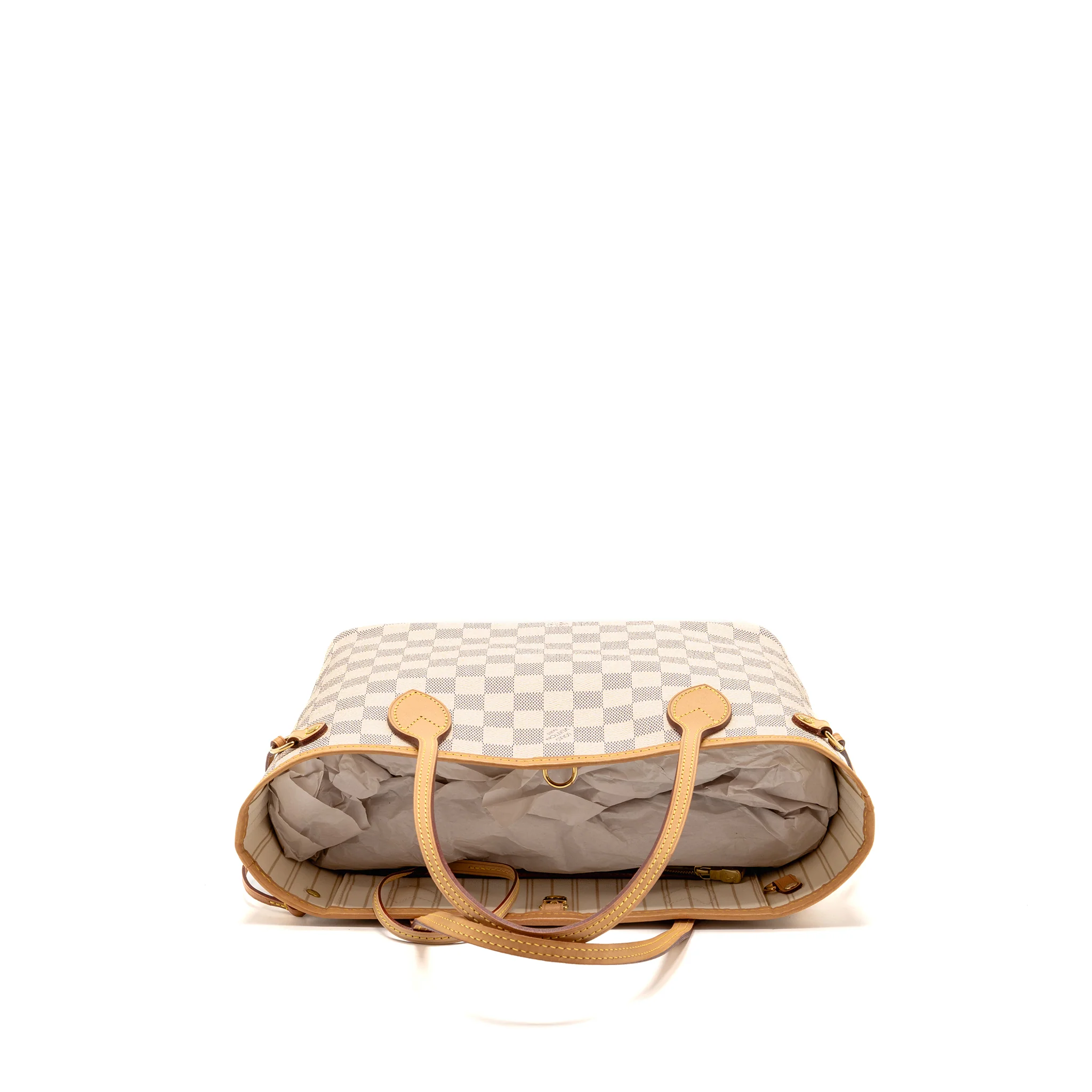 Louis Vuitton Neverfull PM Damier Azur Canvas GHW - Image 5