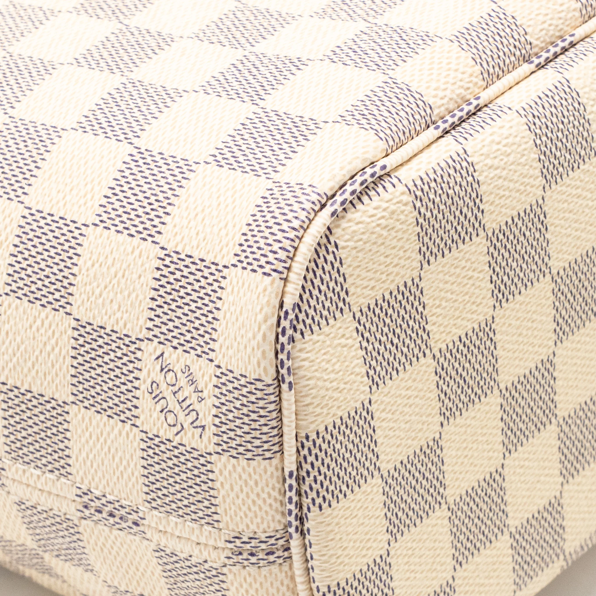 Louis Vuitton Neverfull PM Damier Azur Canvas GHW - Image 9