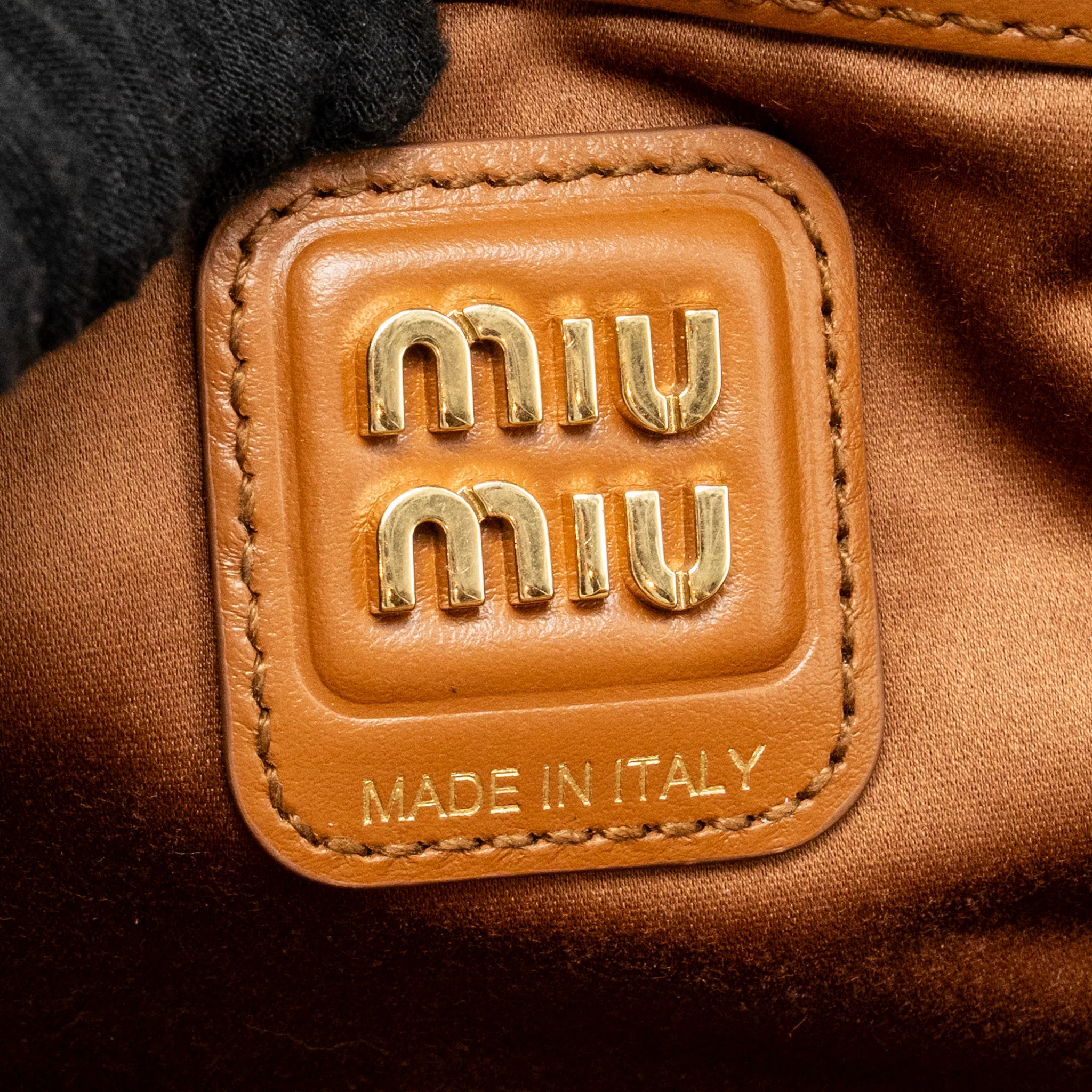 Miu Miu Medium Beau Bag Calfskin Cognac GHW - Image 14