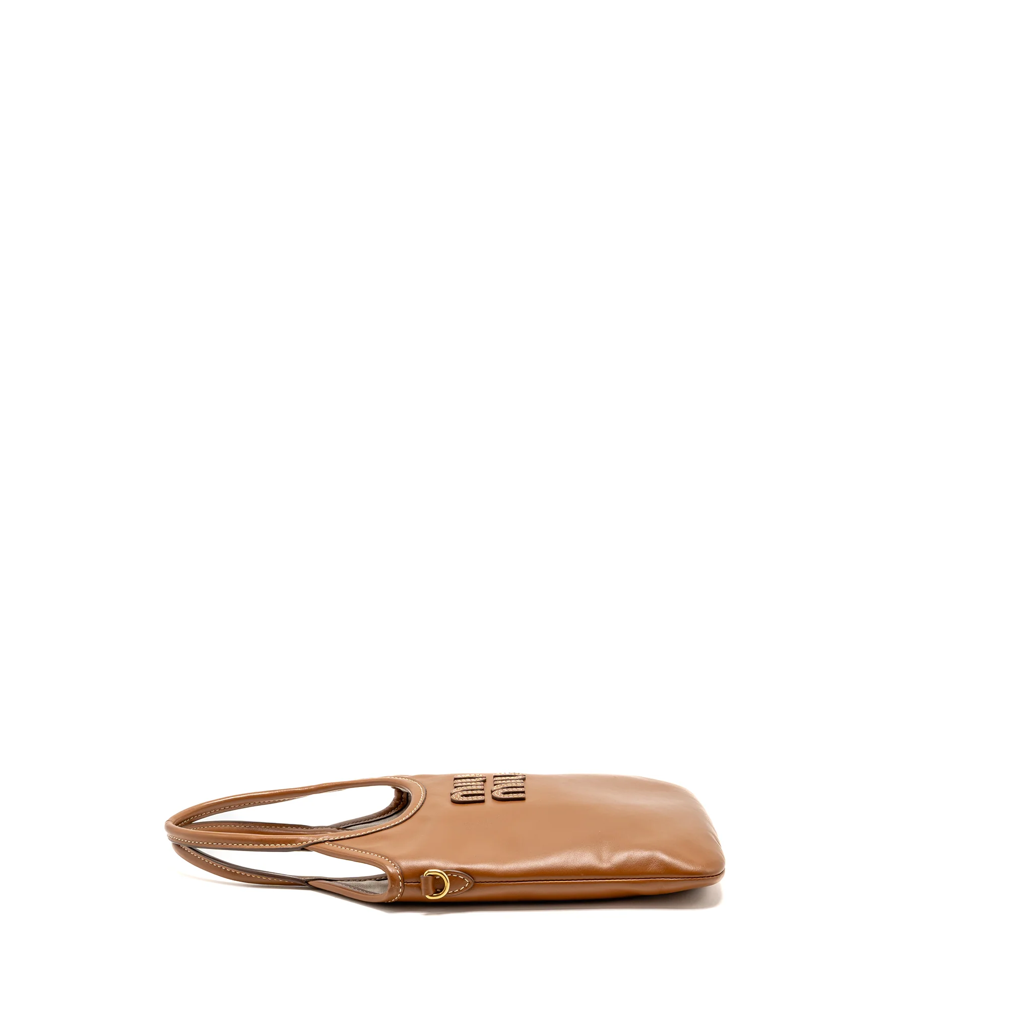 Miu Miu mini ivy bag calfskin caramel GHW - Image 3