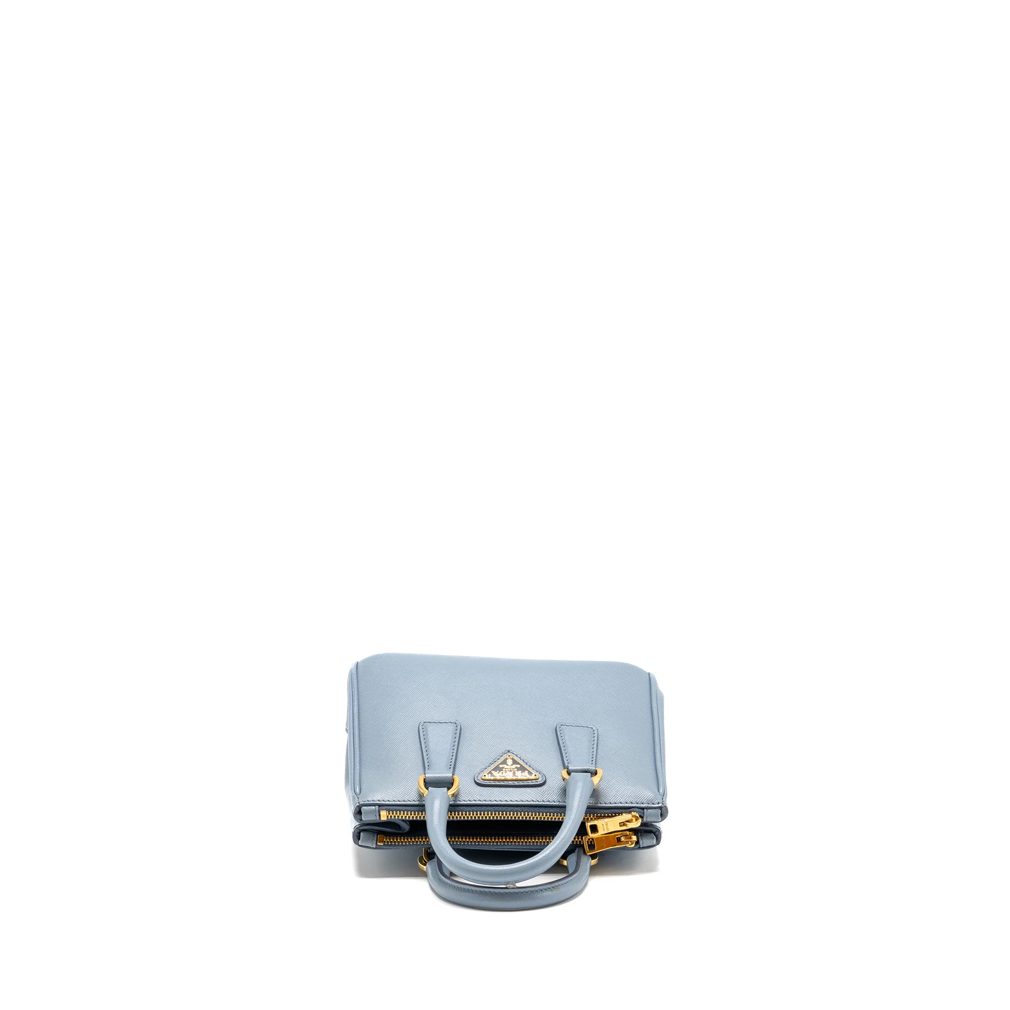 Parada Galleria Saffiano Mini Tote Bag leather light blue GHW - Image 5