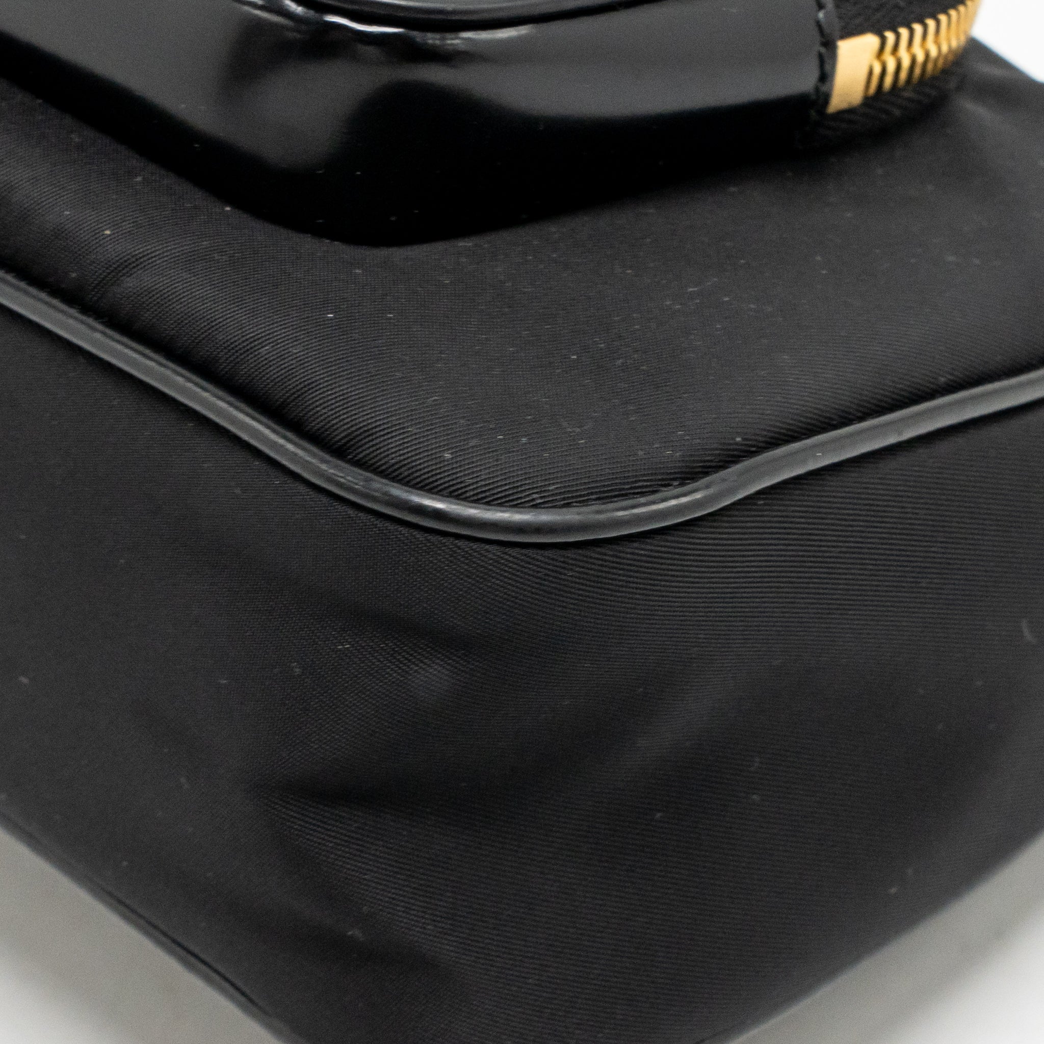 Prada Re-Nylon Mini Bag Nylon/Calfskin Black GHW - Image 8