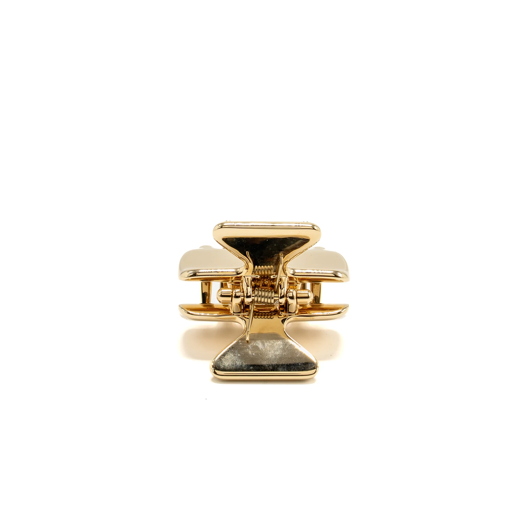 Prada hair clip gold metal - Image 3