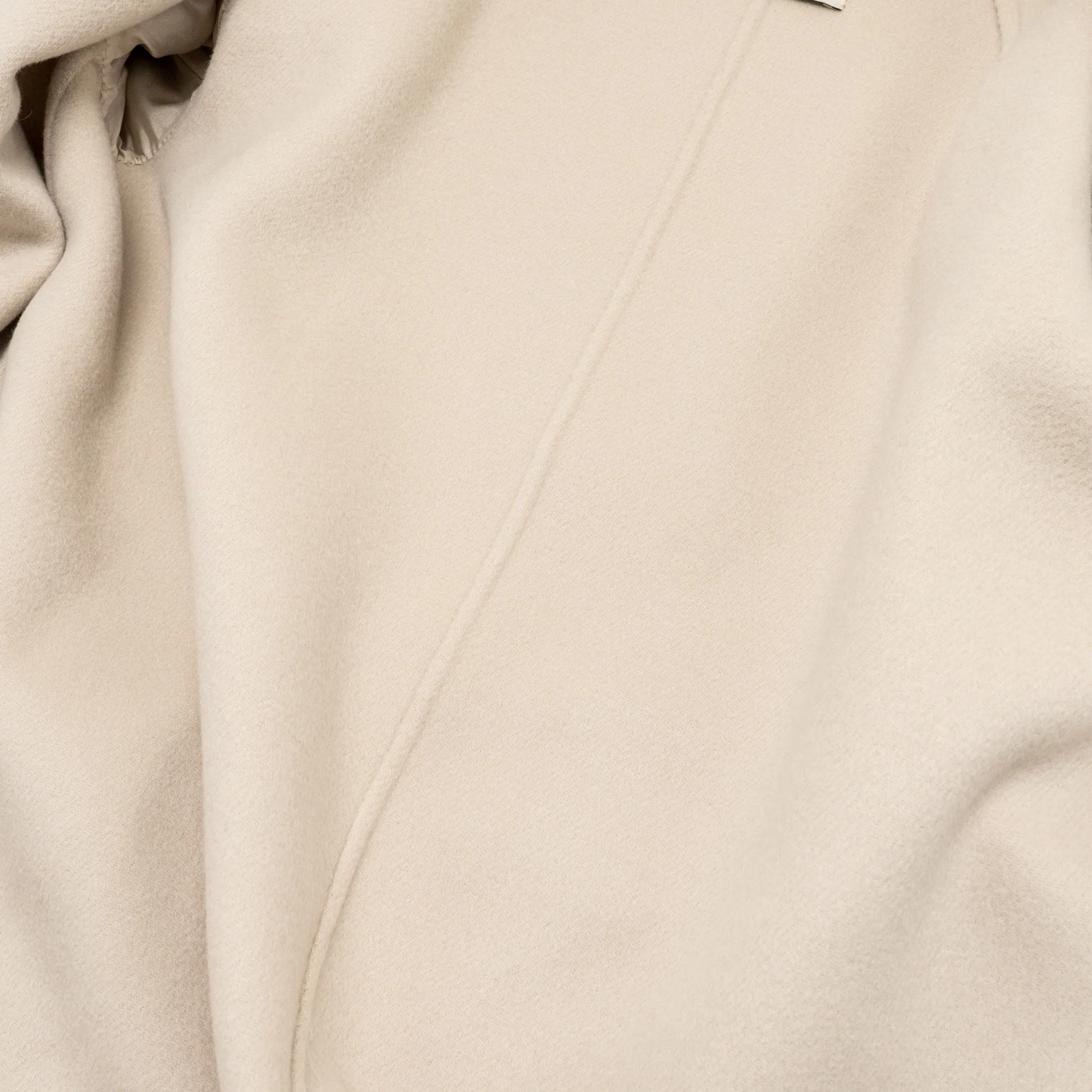 ‘S MaMara size 34 long coat virgin wool light beige - Image 5