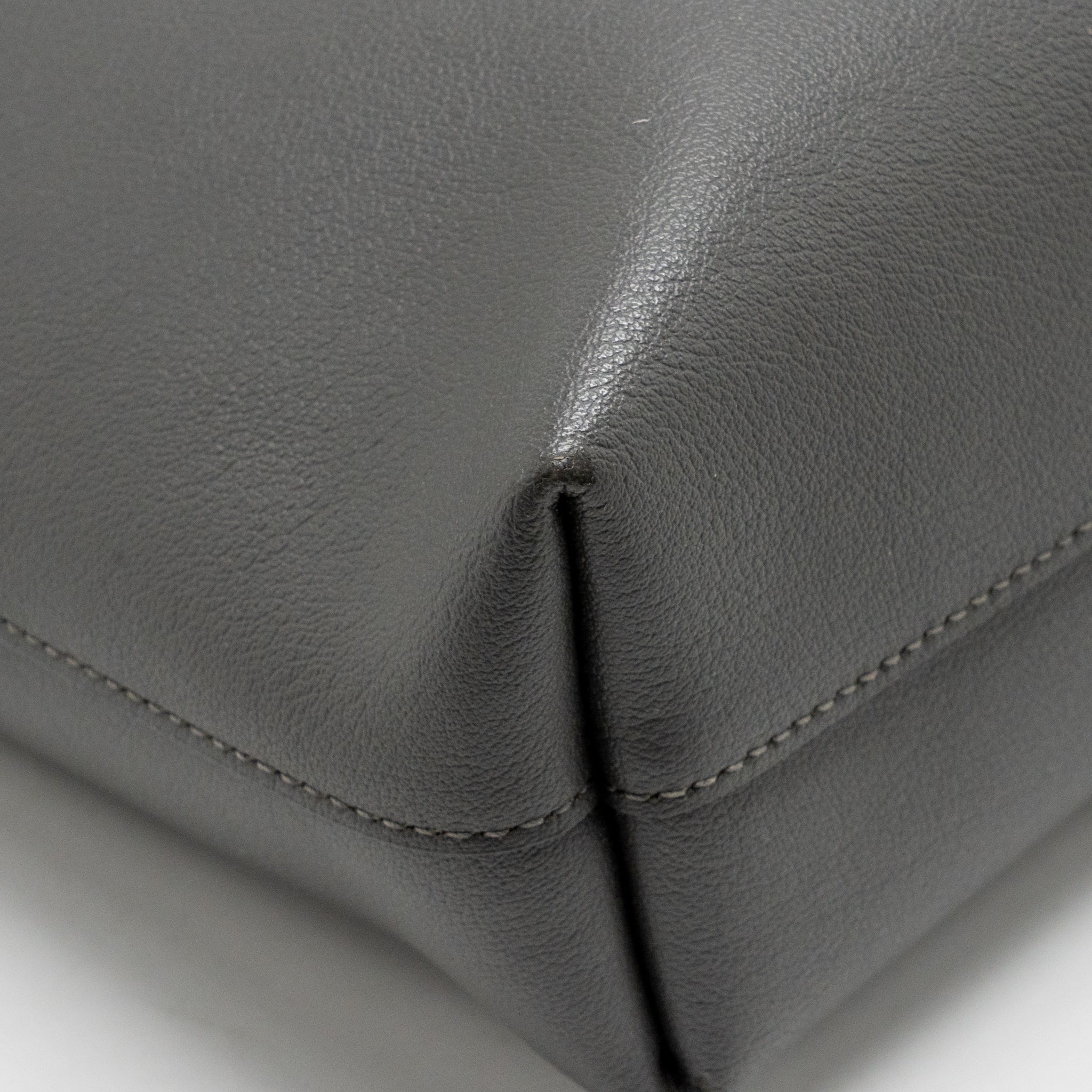 Saint Laurent shopping tote bag calfskin grey GHW - Image 7