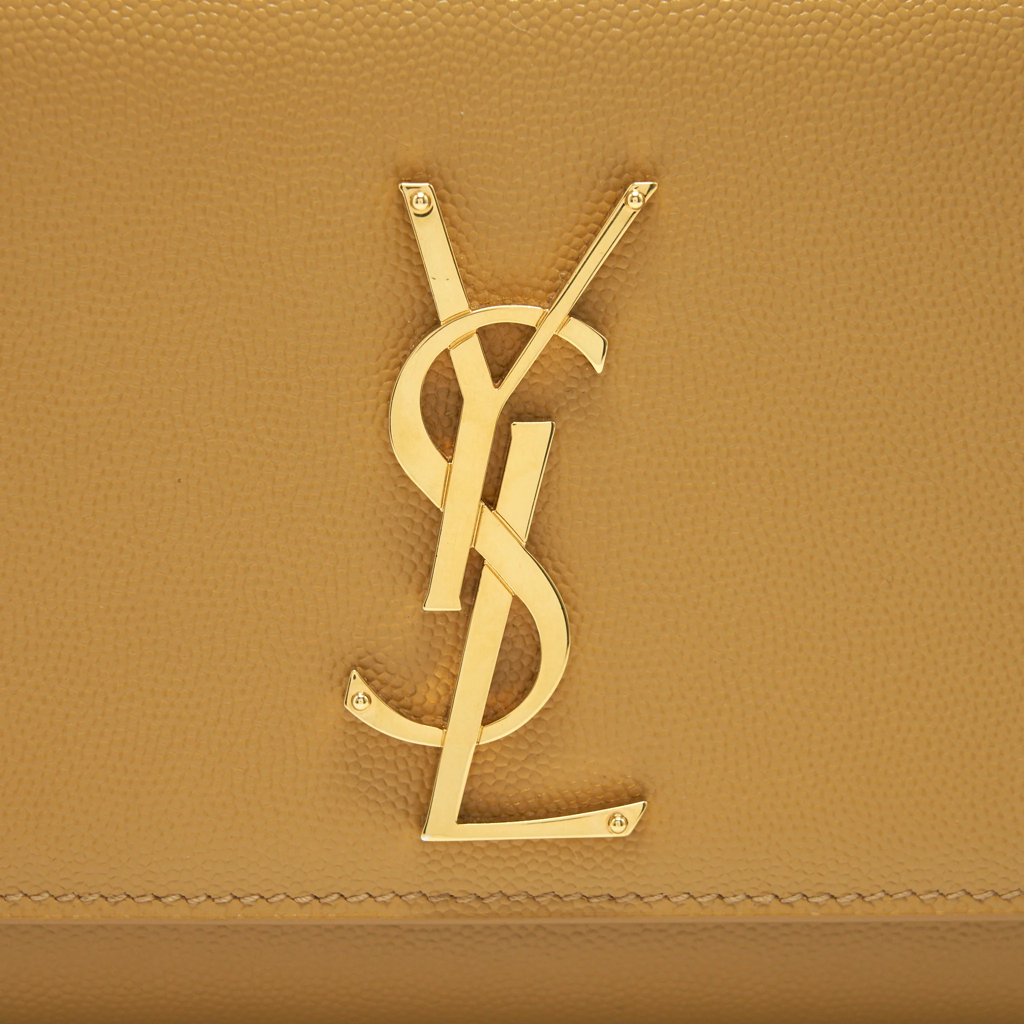 Saint Laurent Small kate Crossbody Bag Beige GHW - Image 11