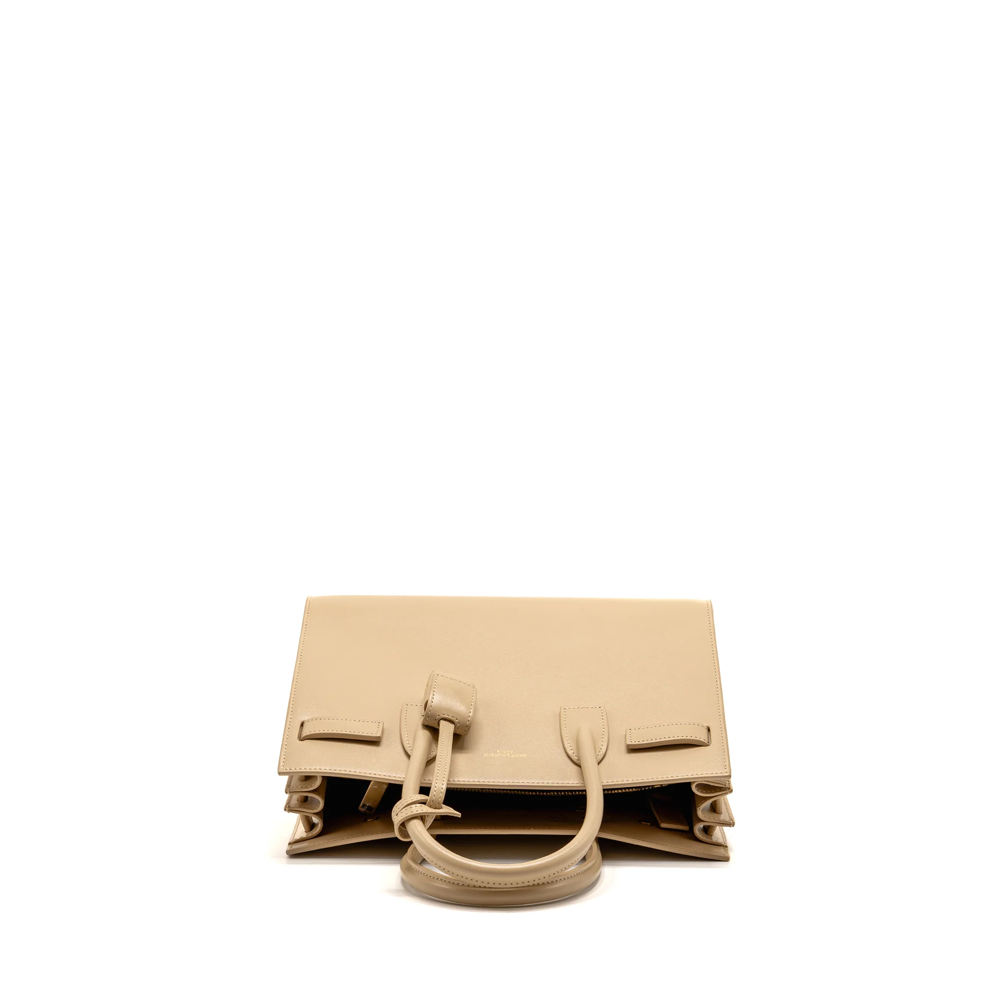 Saint Laurent/YSL Baby Sac De Jour Smooth Calfskin Beige GHW - Image 5