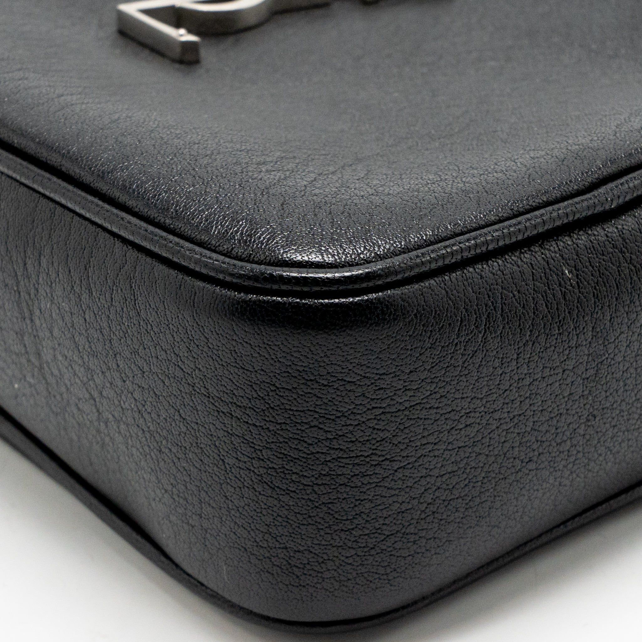 Saint Laurent/YSL Lou Camera Bag Calfskin Black SHW - Image 8