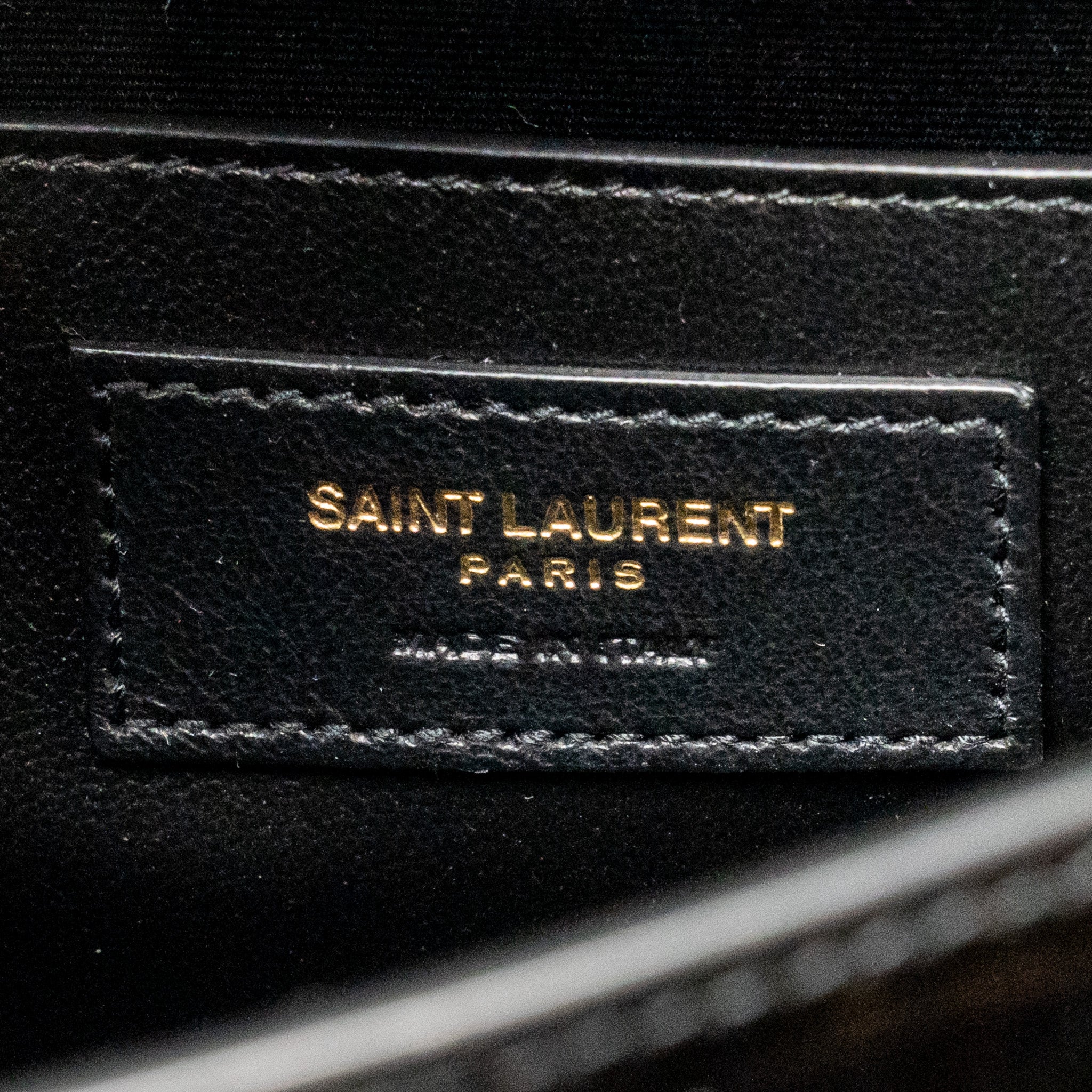 Saint laurent/YSL Medium Manhattan Shoulder Bag Croc-embossed calfskin Black GHW - Image 14