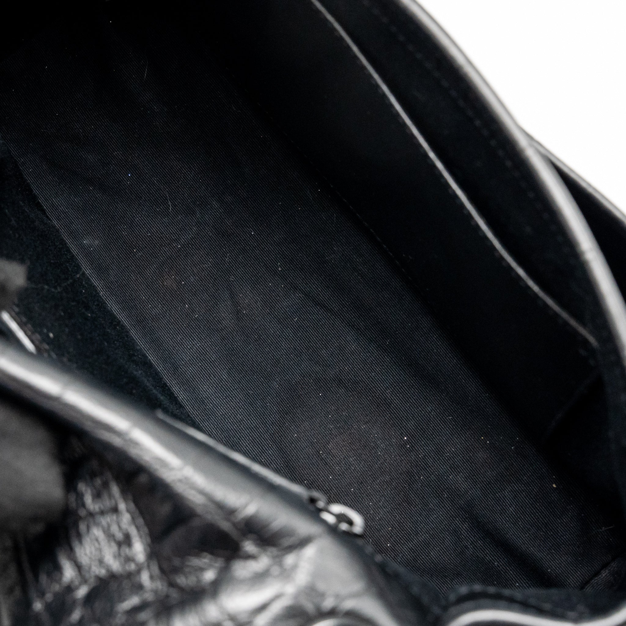 Saint Laurent/YSL Medium Niki Bag Crocodile-Embossed Calfskin SO Black - Image 14