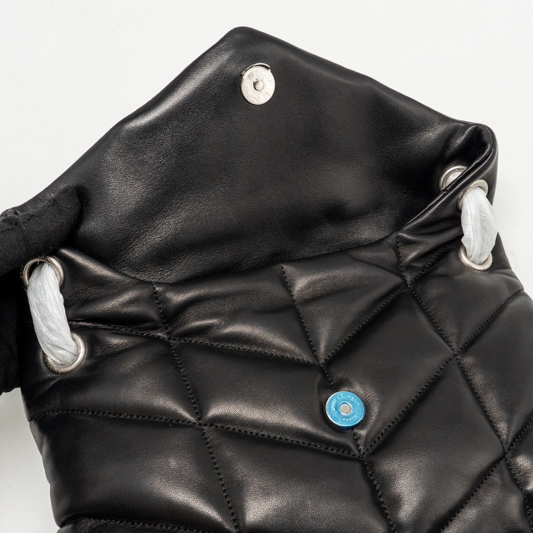 Saint Laurent/YSL Small puffer bag Lambskin black SHW - Image 12
